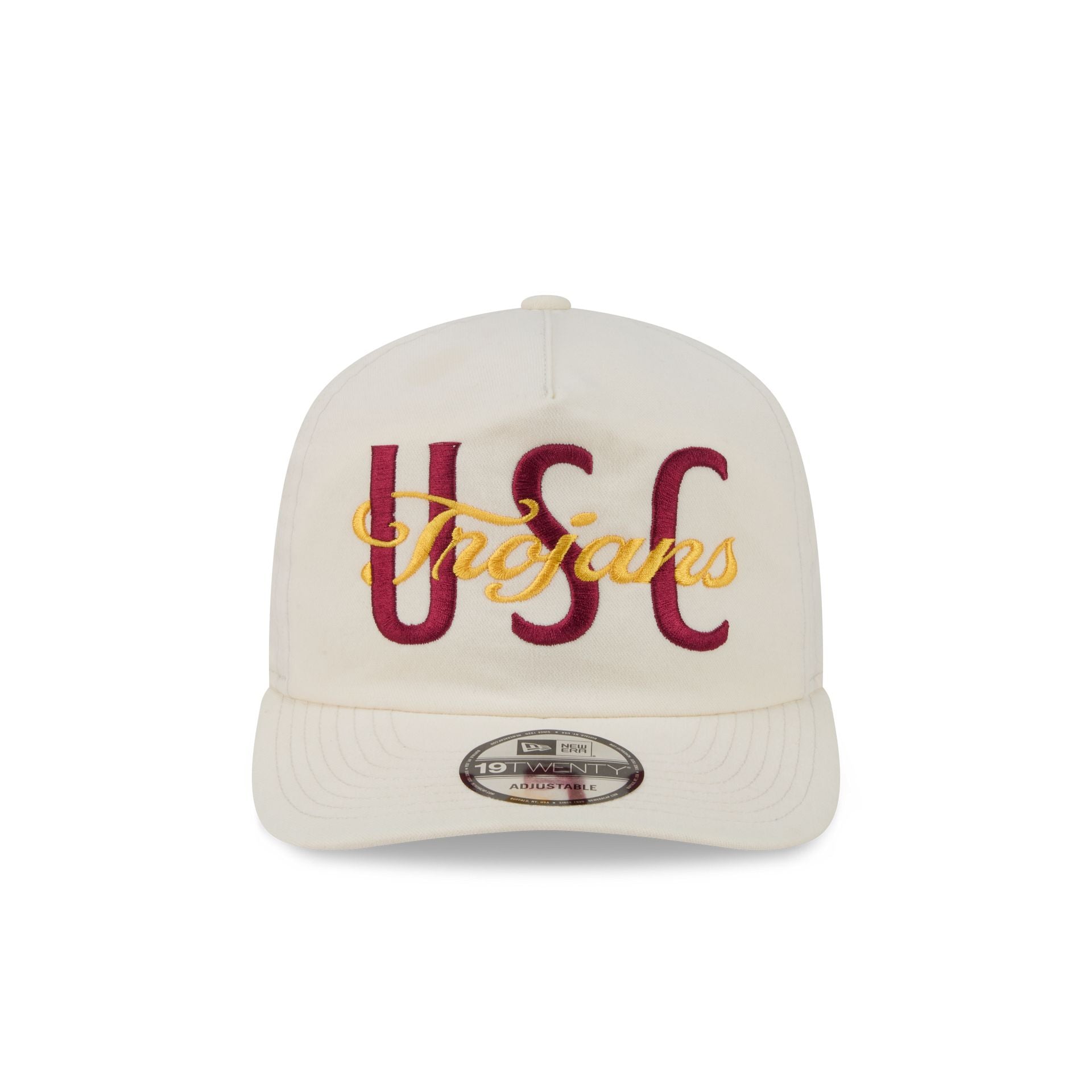 USC Trojans Collegiate Script Ivory 19TWENTY Snapback Hat - Image 2