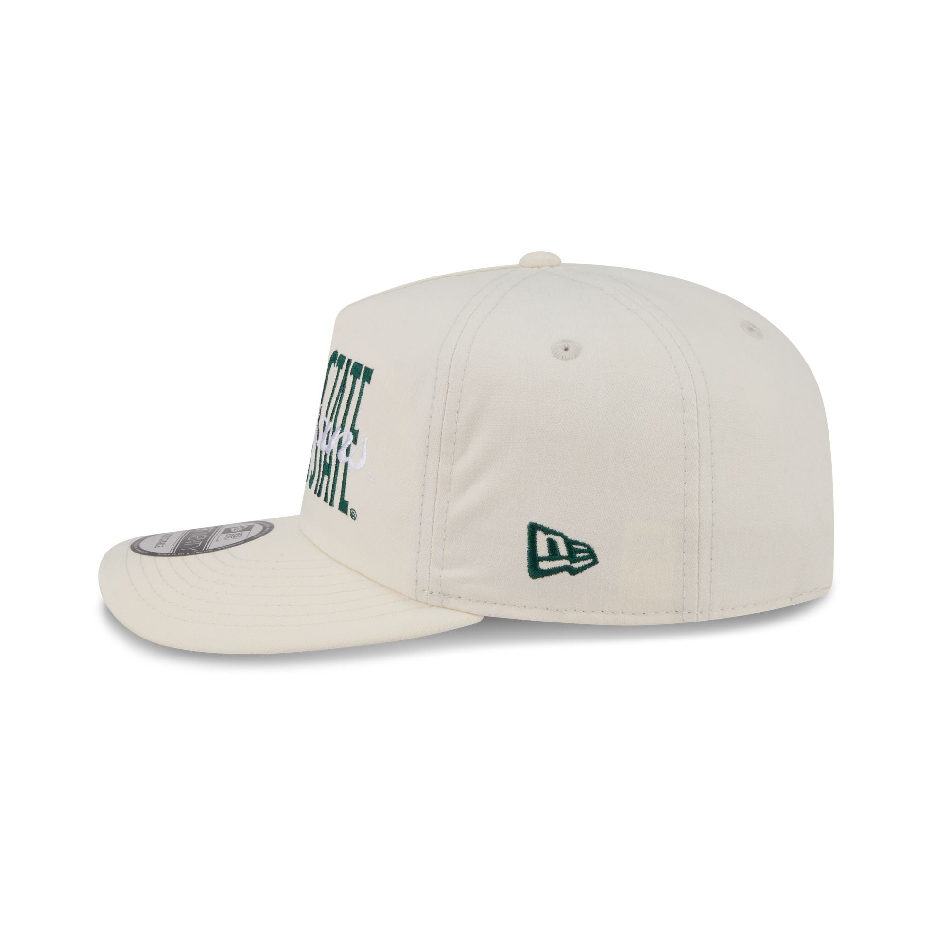 Michigan State Spartans Collegiate Script Ivory 19TWENTY Snapback Hat - Image 5