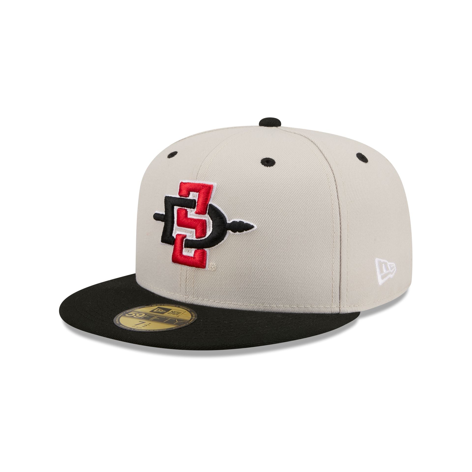 San Diego State Aztecs Collegiate Two-Tone Chrome 59FIFTY Fitted Hat - Image 3