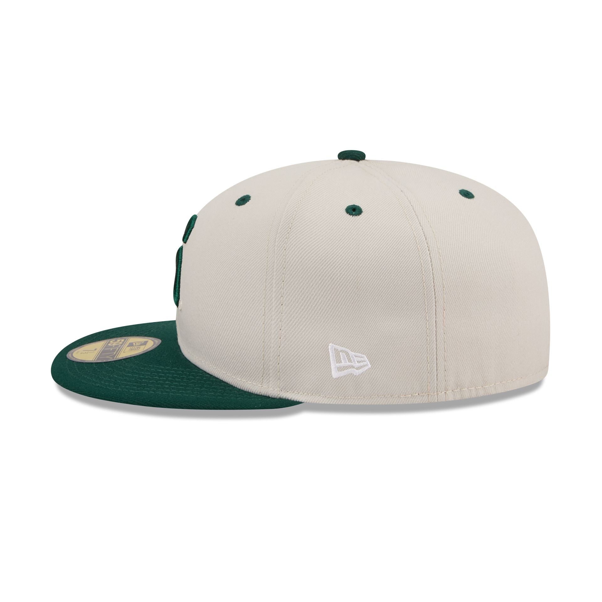 Michigan State Spartans Collegiate Two-Tone Chrome 59FIFTY Fitted Hat - Image 5