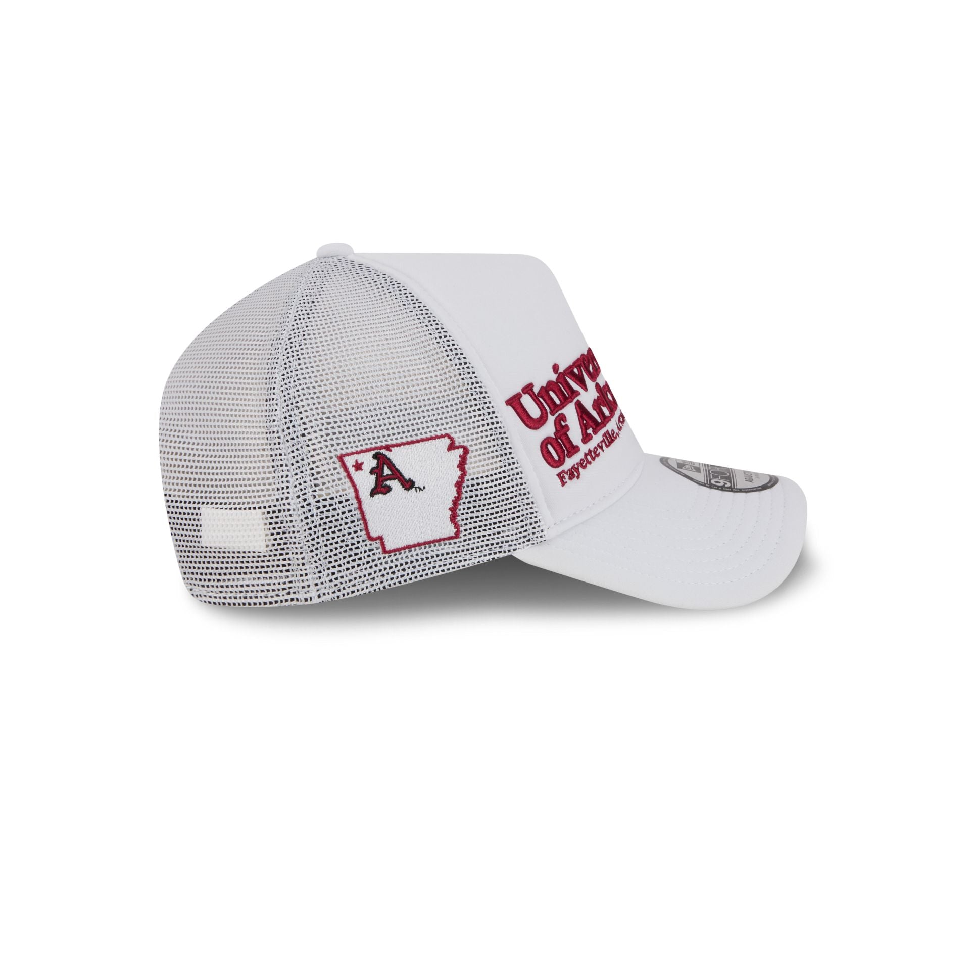 Arkansas Razorbacks Collegiate City, State 9FORTY A-Frame Trucker Hat - Image 4