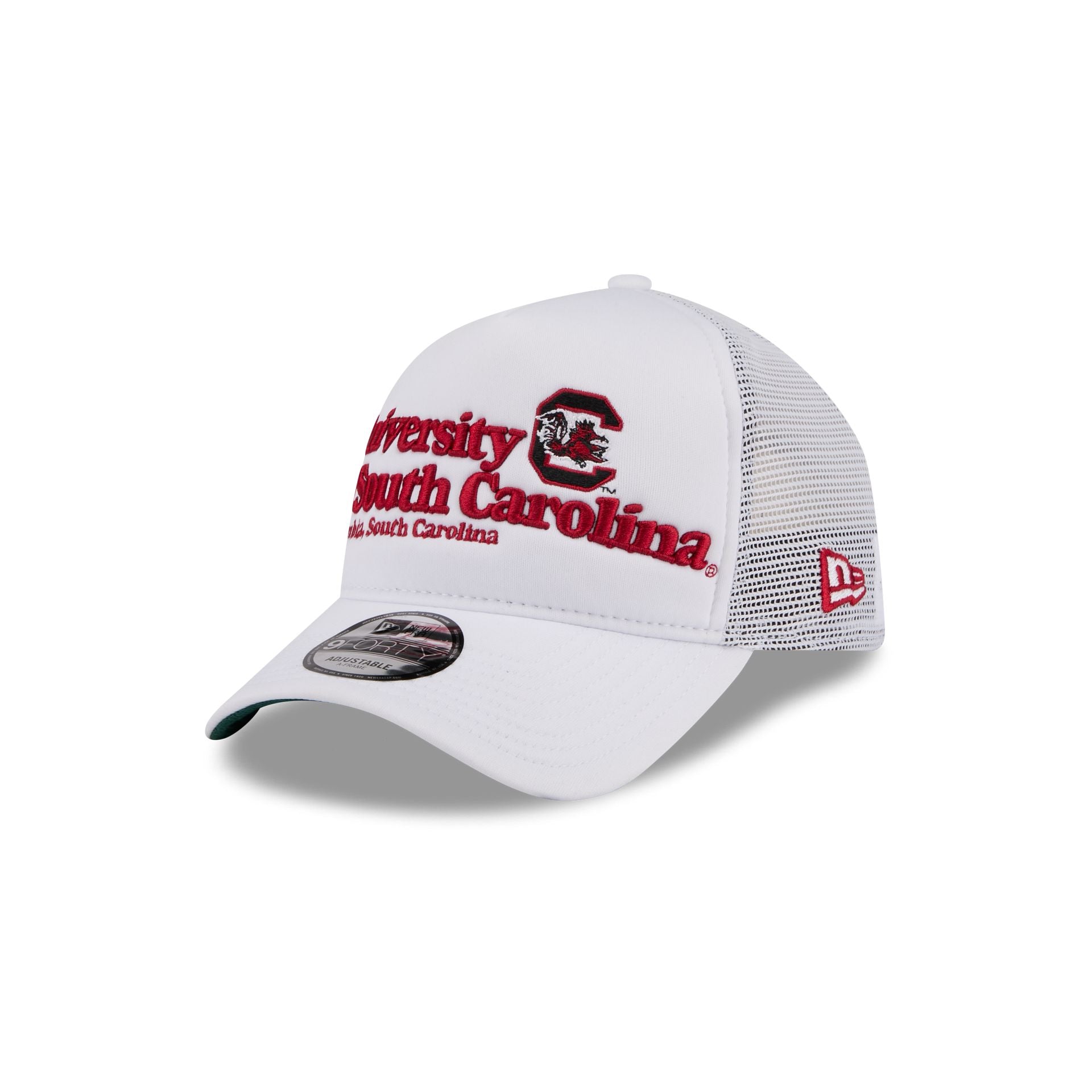 South Carolina Gamecocks Collegiate City, State 9FORTY A-Frame Trucker Hat - Image 3