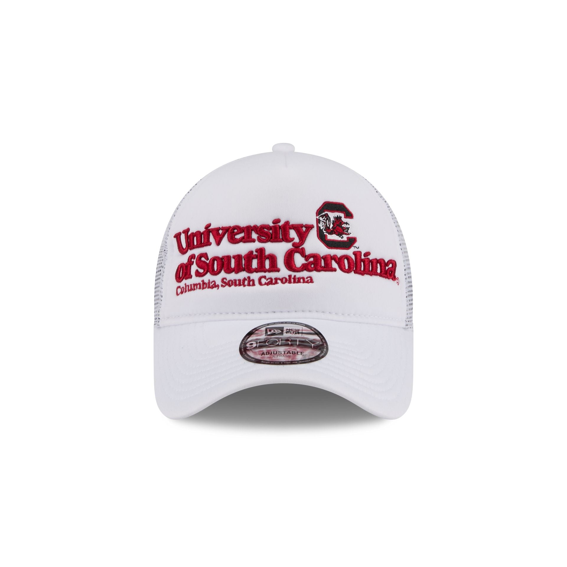 South Carolina Gamecocks Collegiate City, State 9FORTY A-Frame Trucker Hat - Image 2