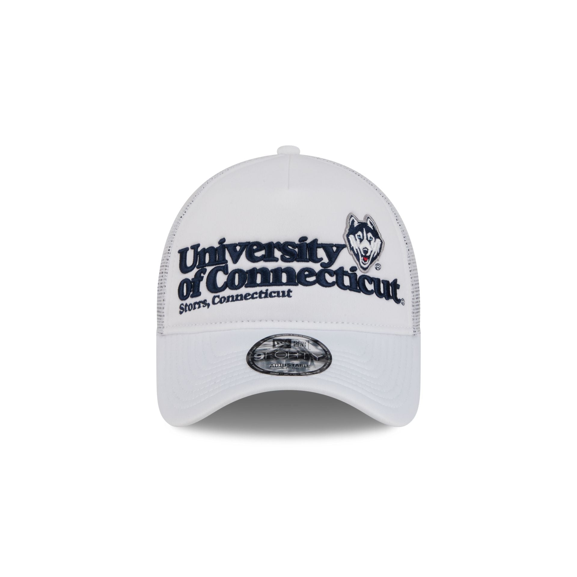 Connecticut Huskies Collegiate City, State 9FORTY A-Frame Trucker Hat - Image 2