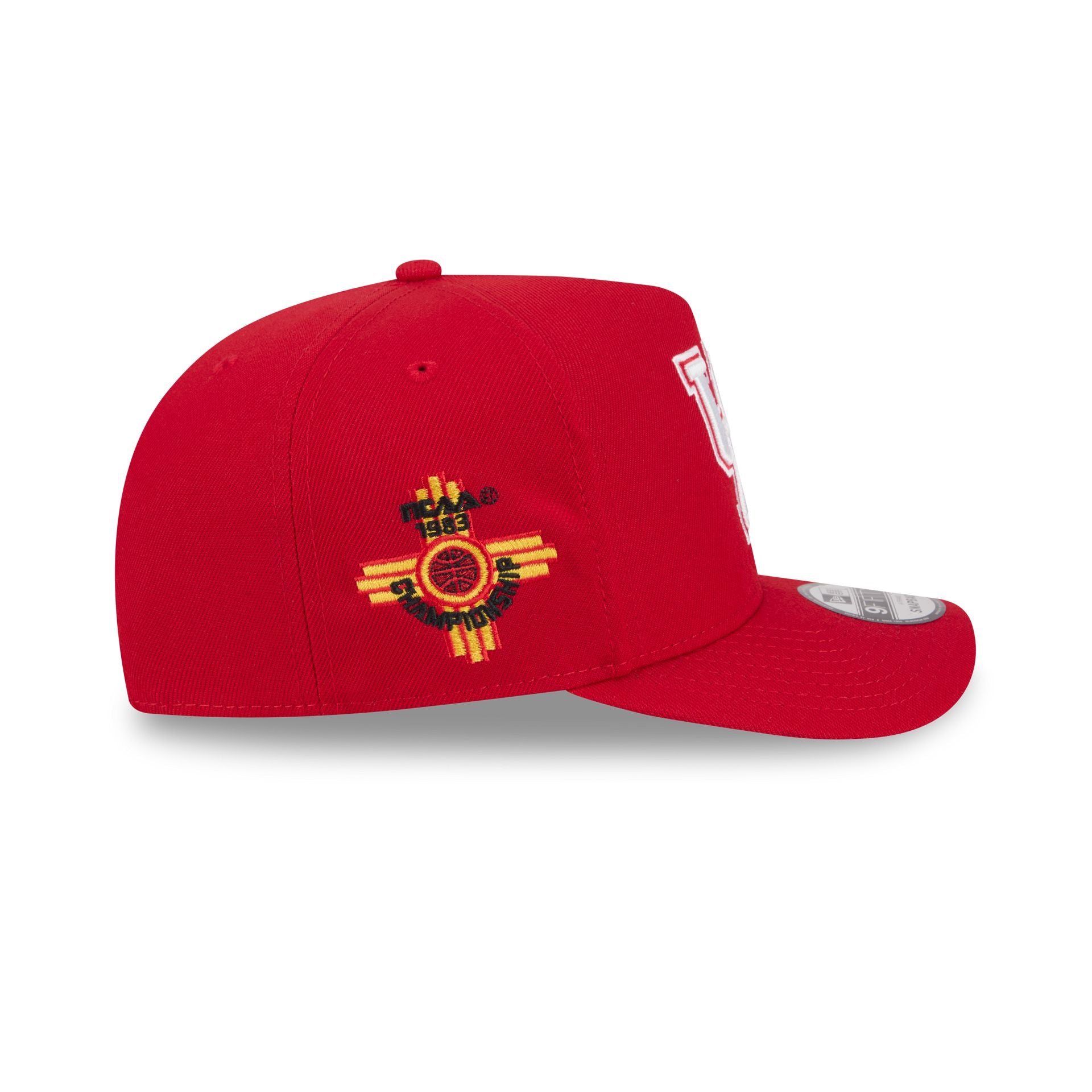 Houston Cougars Collegiate Side Patch 9FIFTY A-Frame Snapback Hat - Image 4