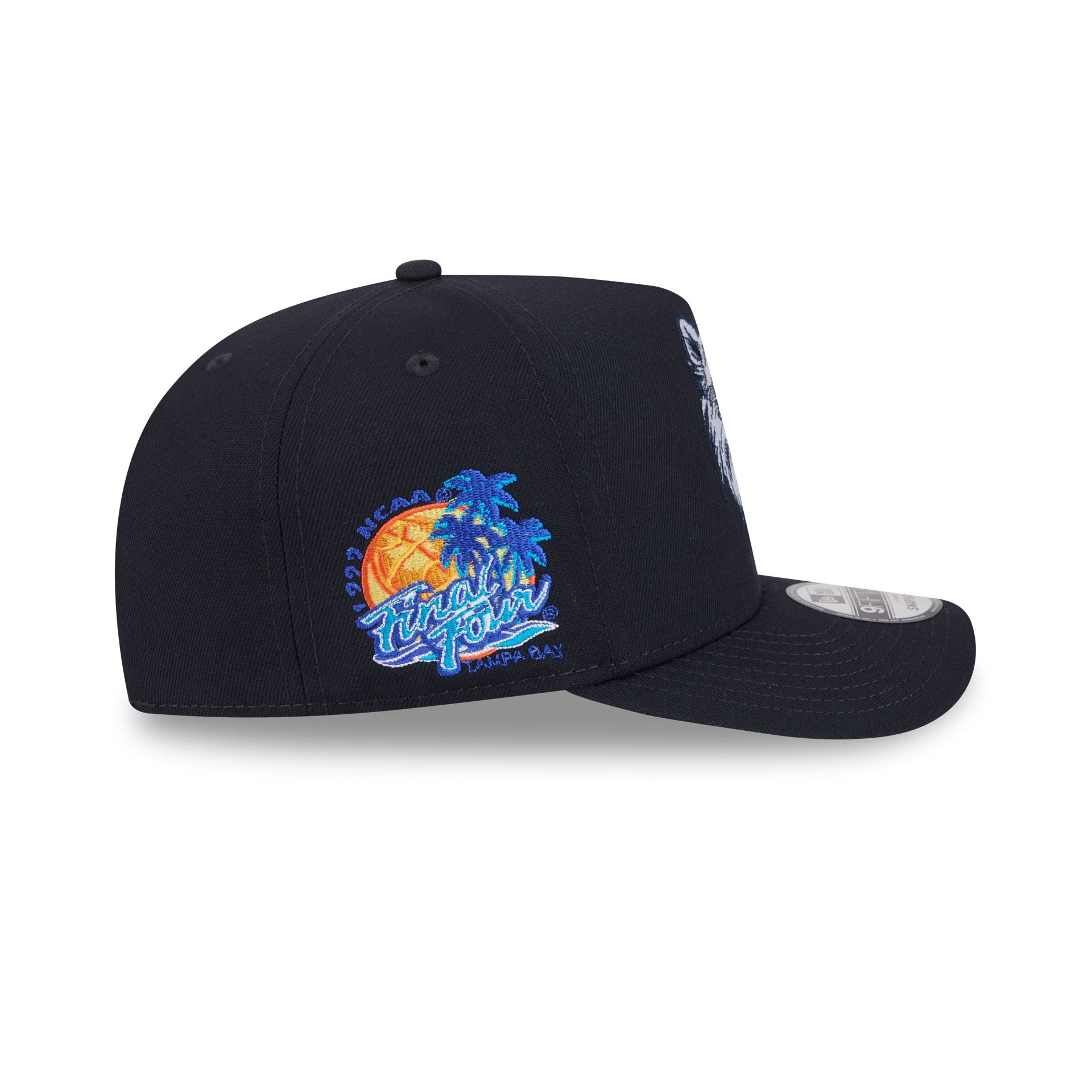 Connecticut Huskies Collegiate Side Patch 9FIFTY A-Frame Snapback Hat - Image 4