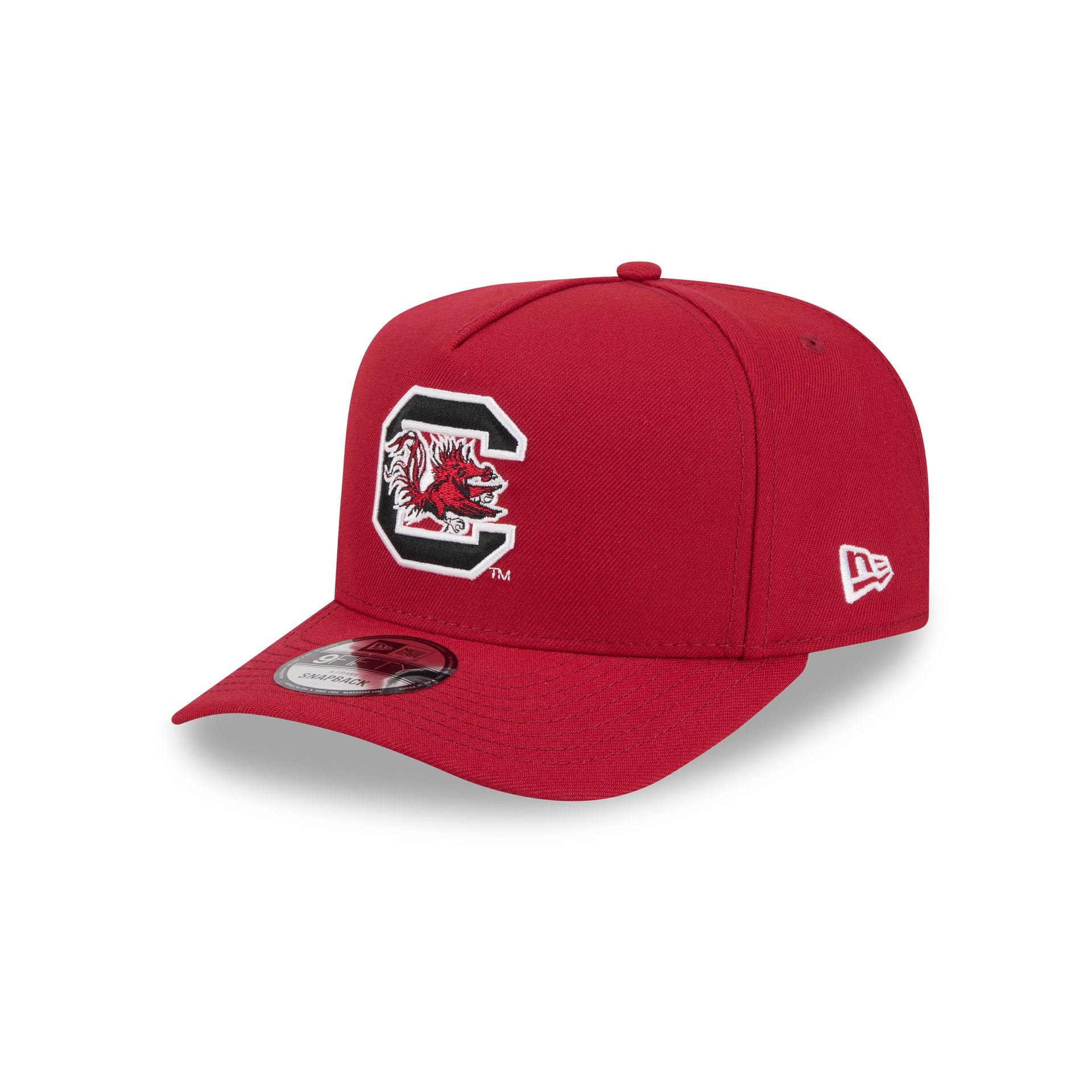South Carolina Gamecocks Collegiate Side Patch 9FIFTY A-Frame Snapback Hat - Image 3
