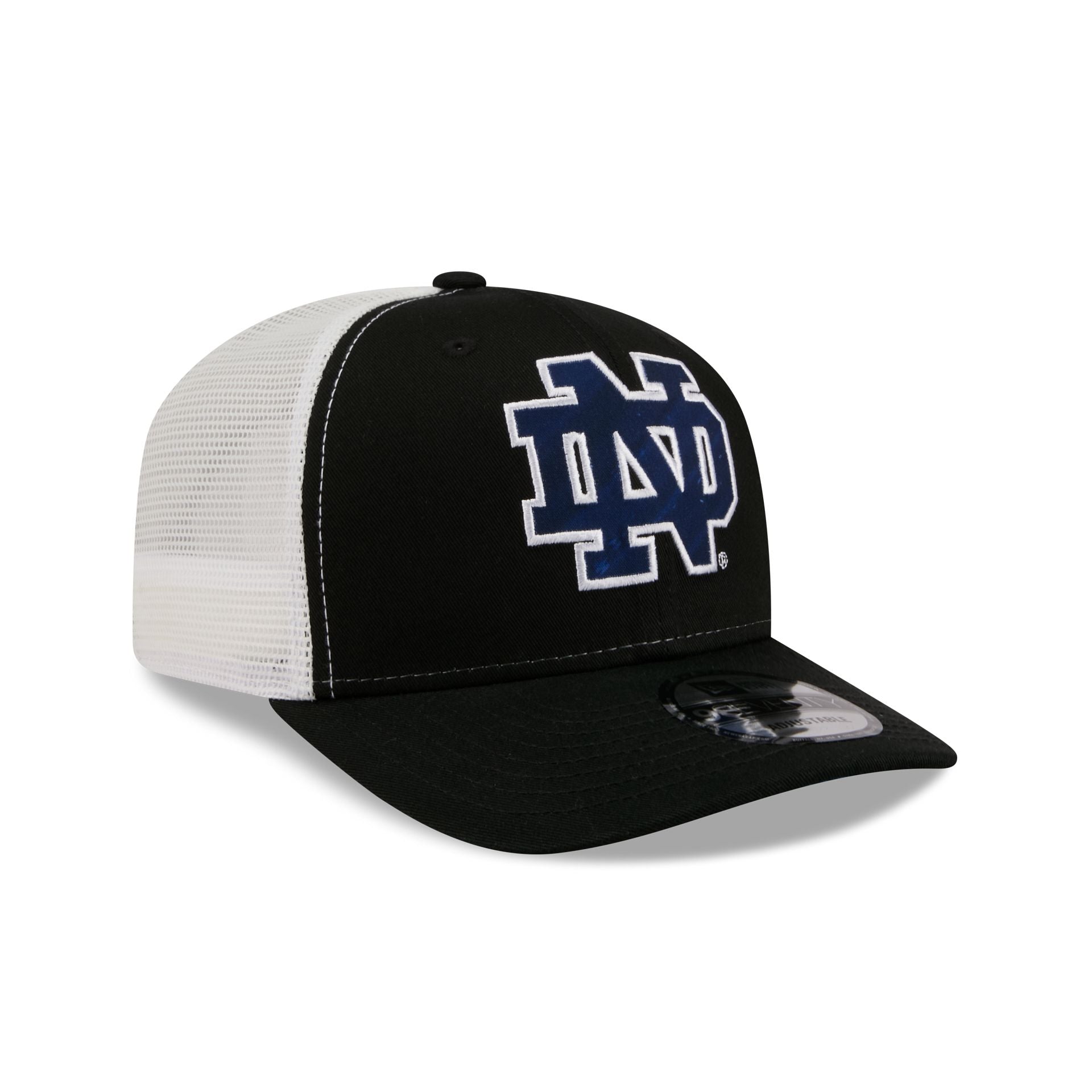 Notre Dame Fighting Irish Collegiate Black 9SEVENTY Trucker Hat - Image 3