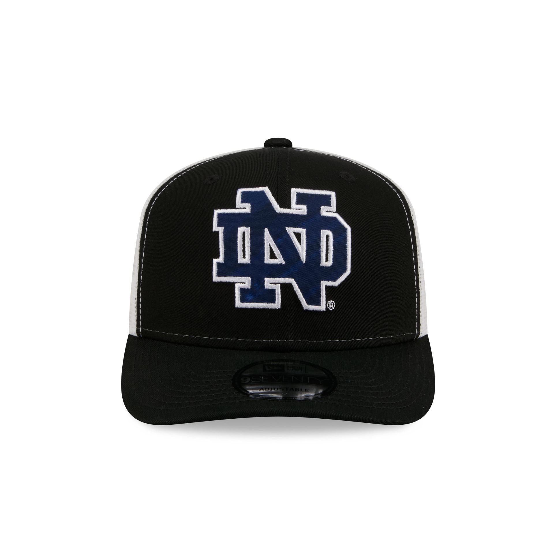 Notre Dame Fighting Irish Collegiate Black 9SEVENTY Trucker Hat - Image 2