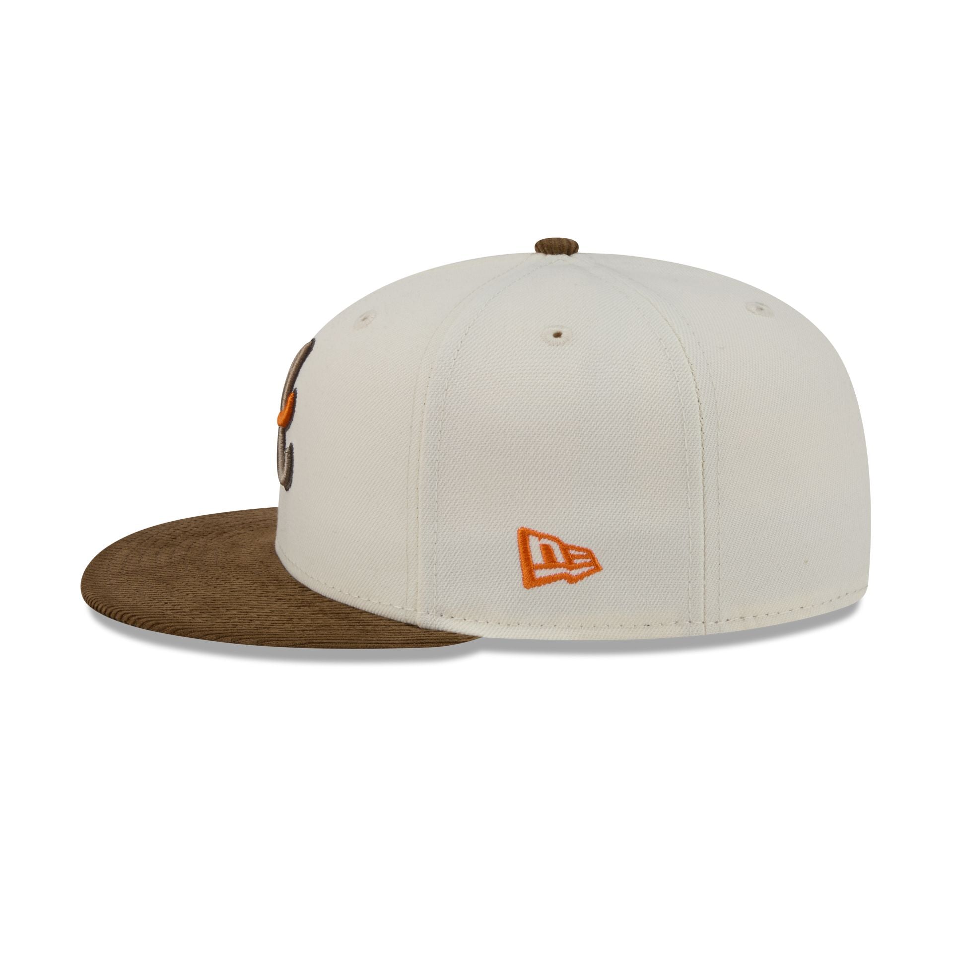 Just Caps Corduroy Chrome Atlanta Braves 59FIFTY Fitted Hat - Image 4