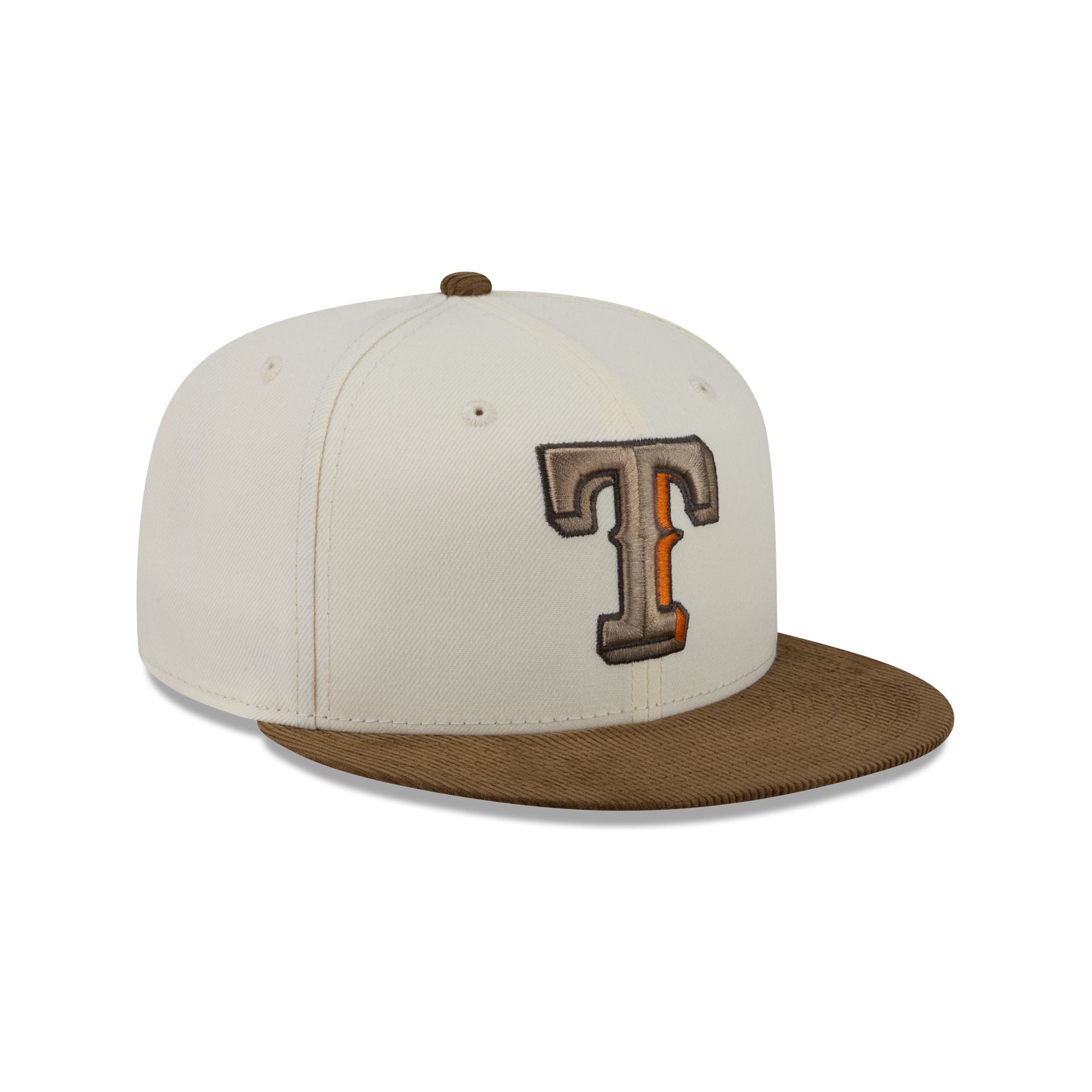 Just Caps Corduroy Chrome Texas Rangers 59FIFTY Fitted Hat - Image 3