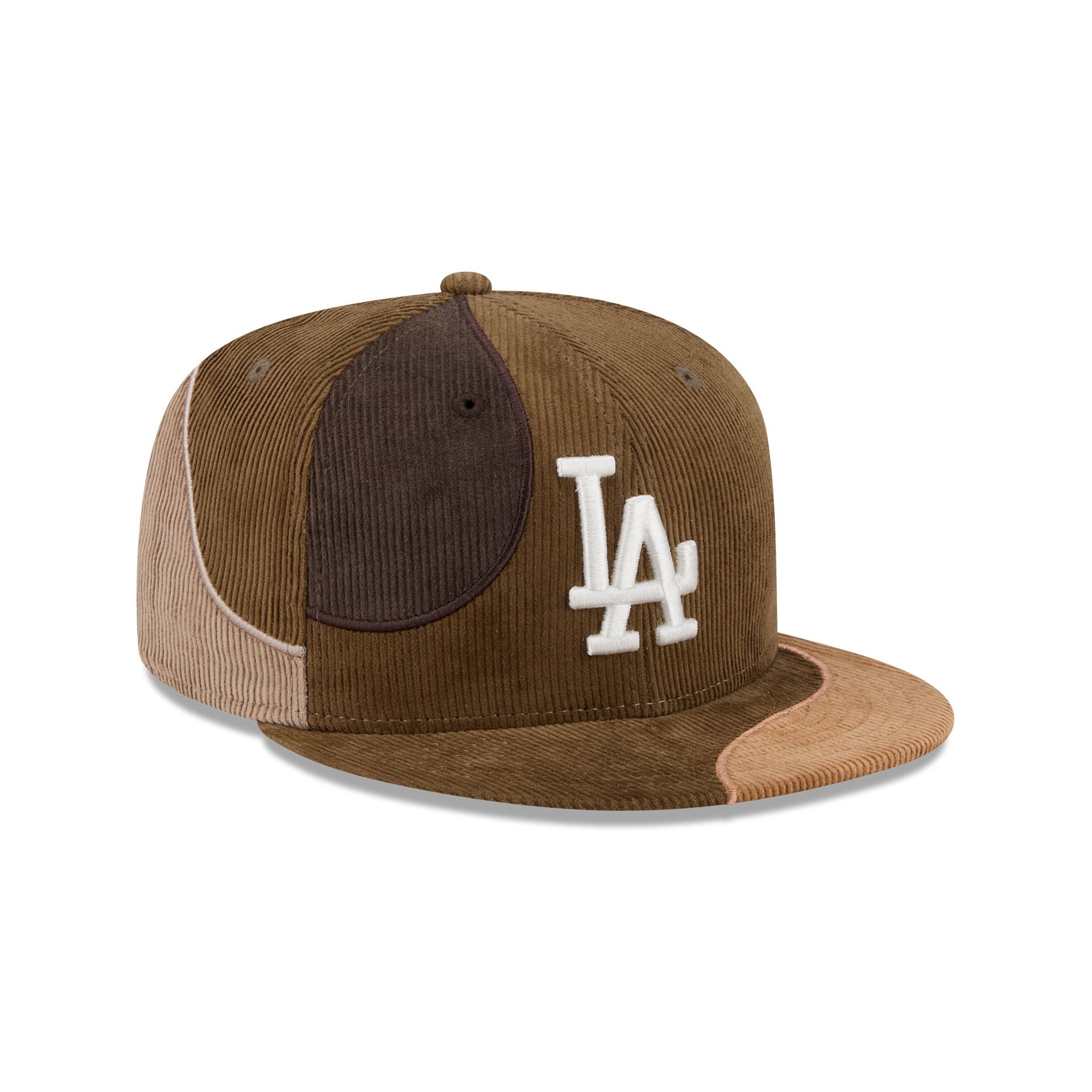 Just Caps Patch Corduroy Los Angeles Dodgers 59FIFTY Fitted Hat - Image 3