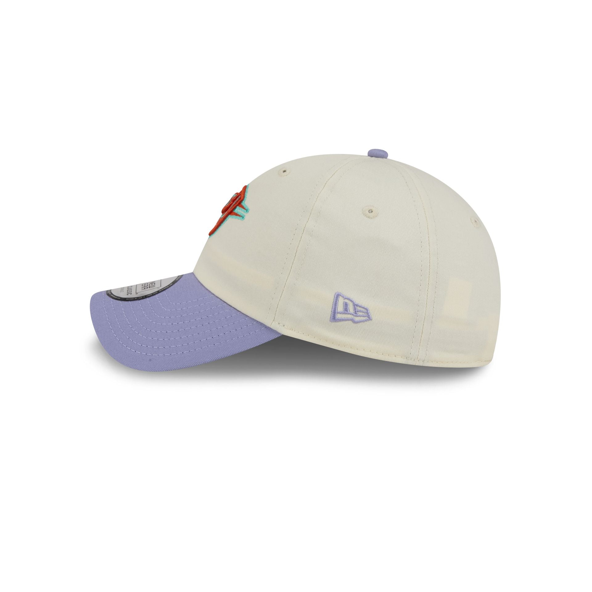 Oklahoma City Thunder Lavender Flowers Casual Classic Adjustable Hat - Image 5