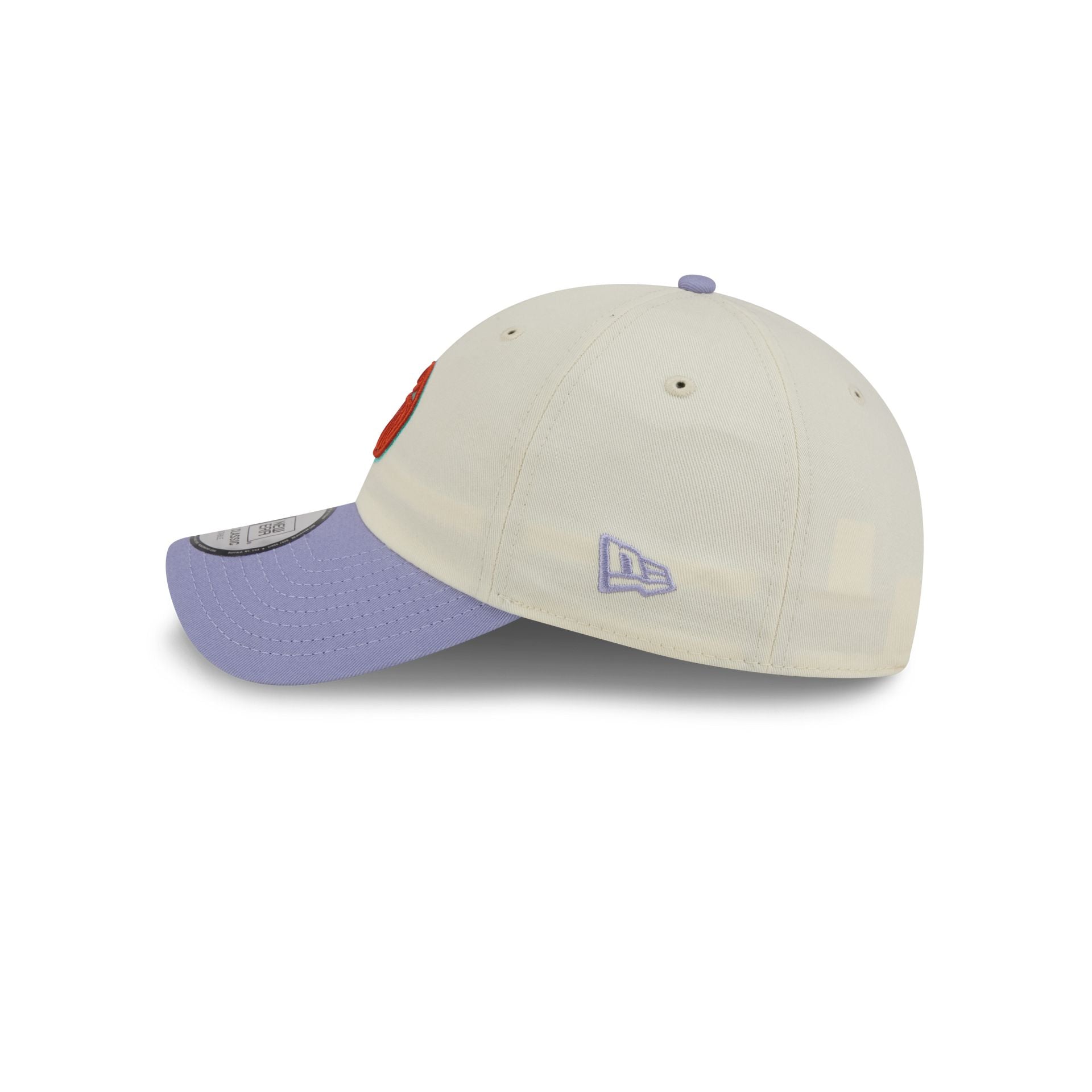 Edmonton Oilers Lavender Flowers Casual Classic Adjustable Hat - Image 5