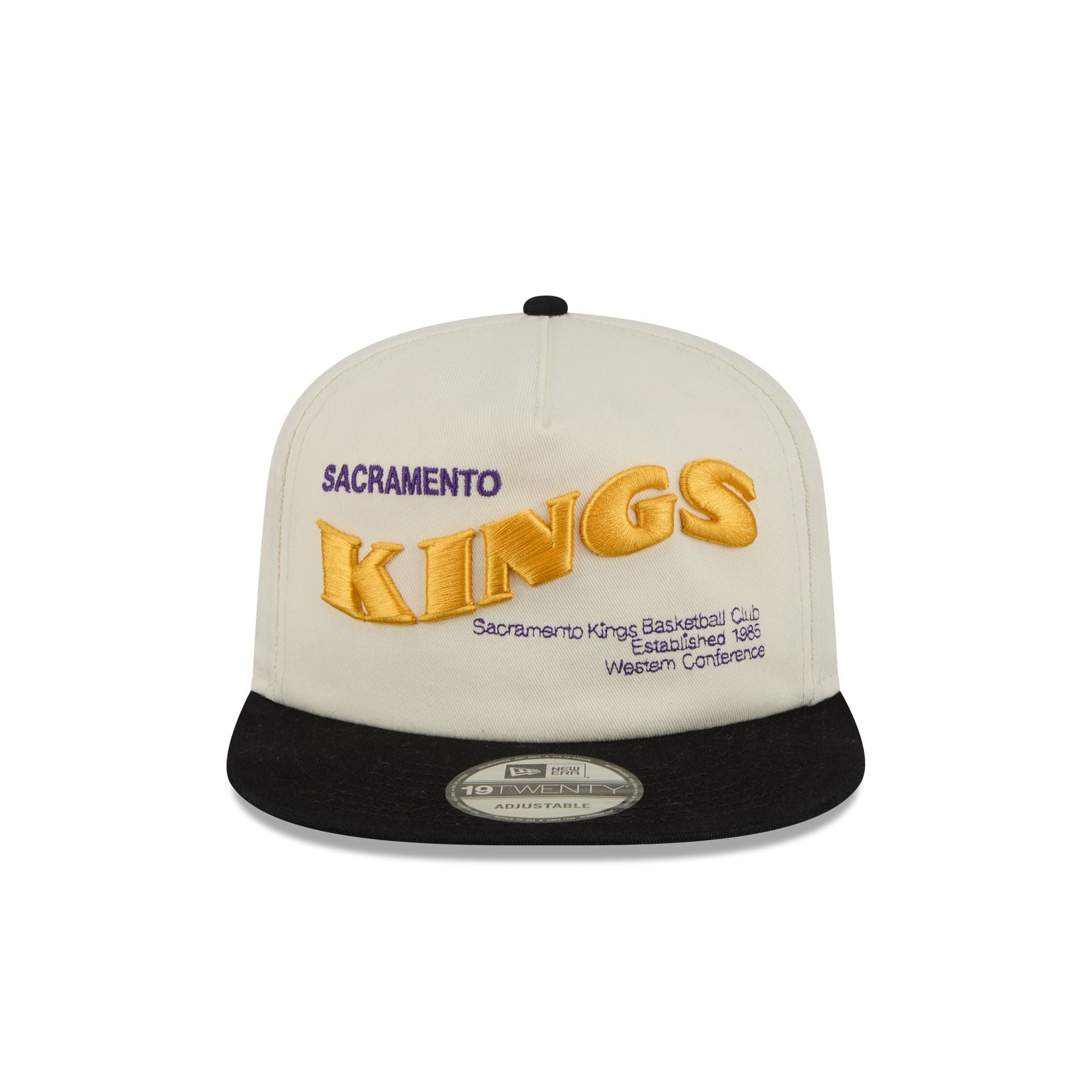 Sacramento Kings Conference Script Chrome White 19TWENTY Adjustable Hat - Image 2