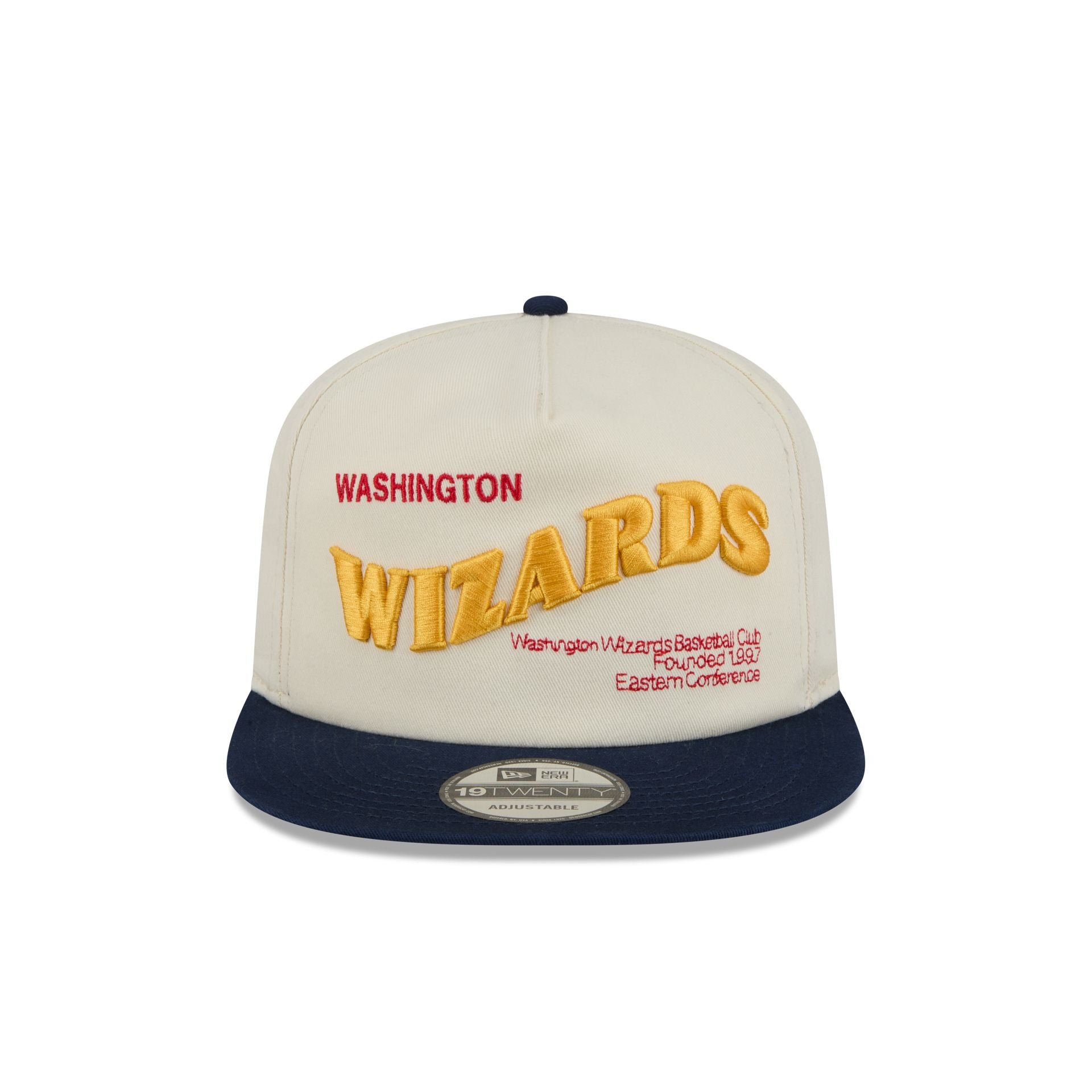 Washington Wizards Conference Script Chrome White 19TWENTY Adjustable Hat - Image 2