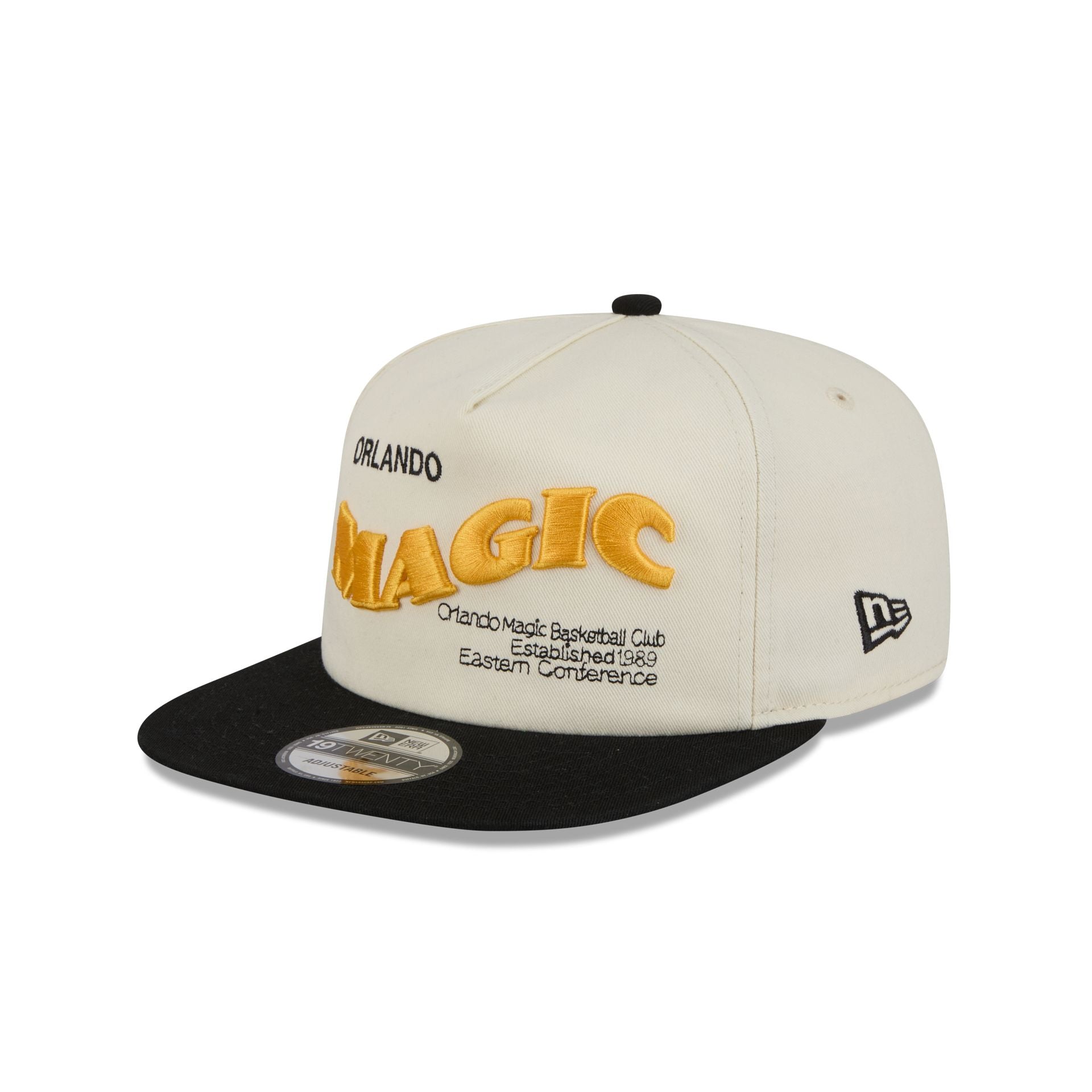 Orlando Magic Conference Script Chrome White 19TWENTY Adjustable Hat - Image 3