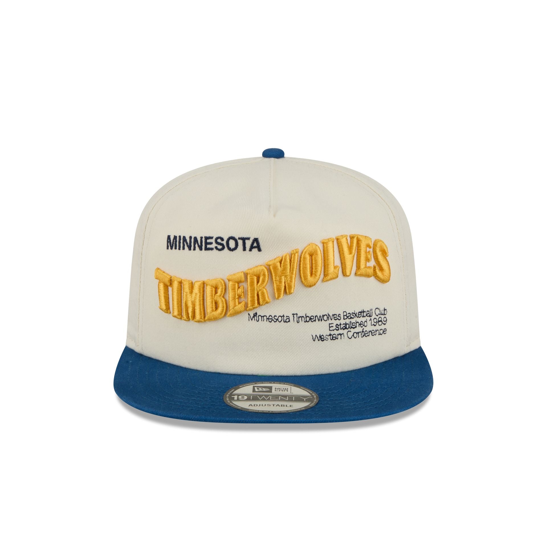 Minnesota Timberwolves Conference Script Chrome White 19TWENTY Adjusta - Image 2