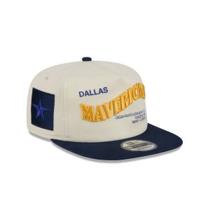 Dallas Mavericks Conference Script Chrome White 19TWENTY Adjustable Ha