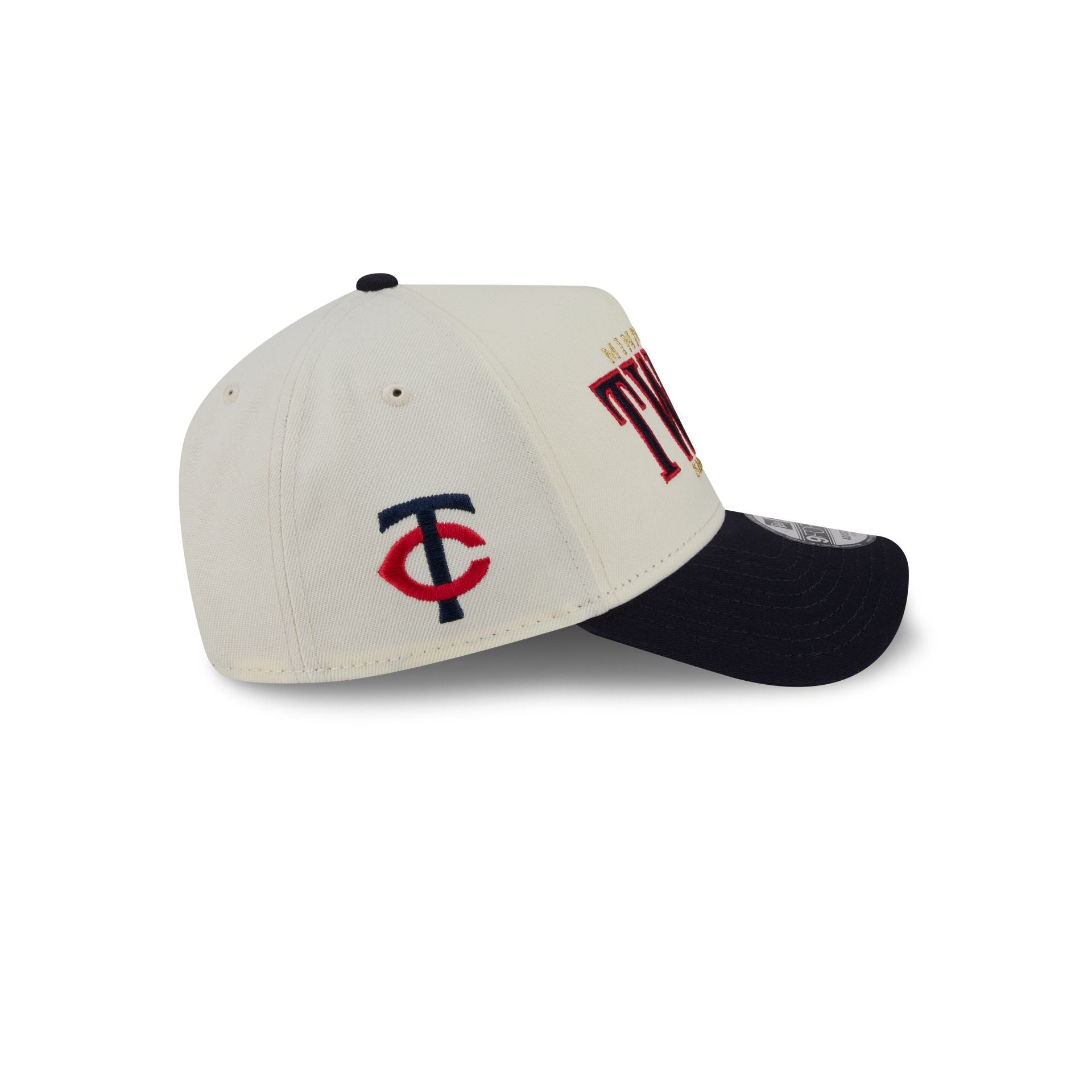 Minnesota Twins Opening Day Chrome White 9FORTY A-Frame Snapback Hat - Image 4