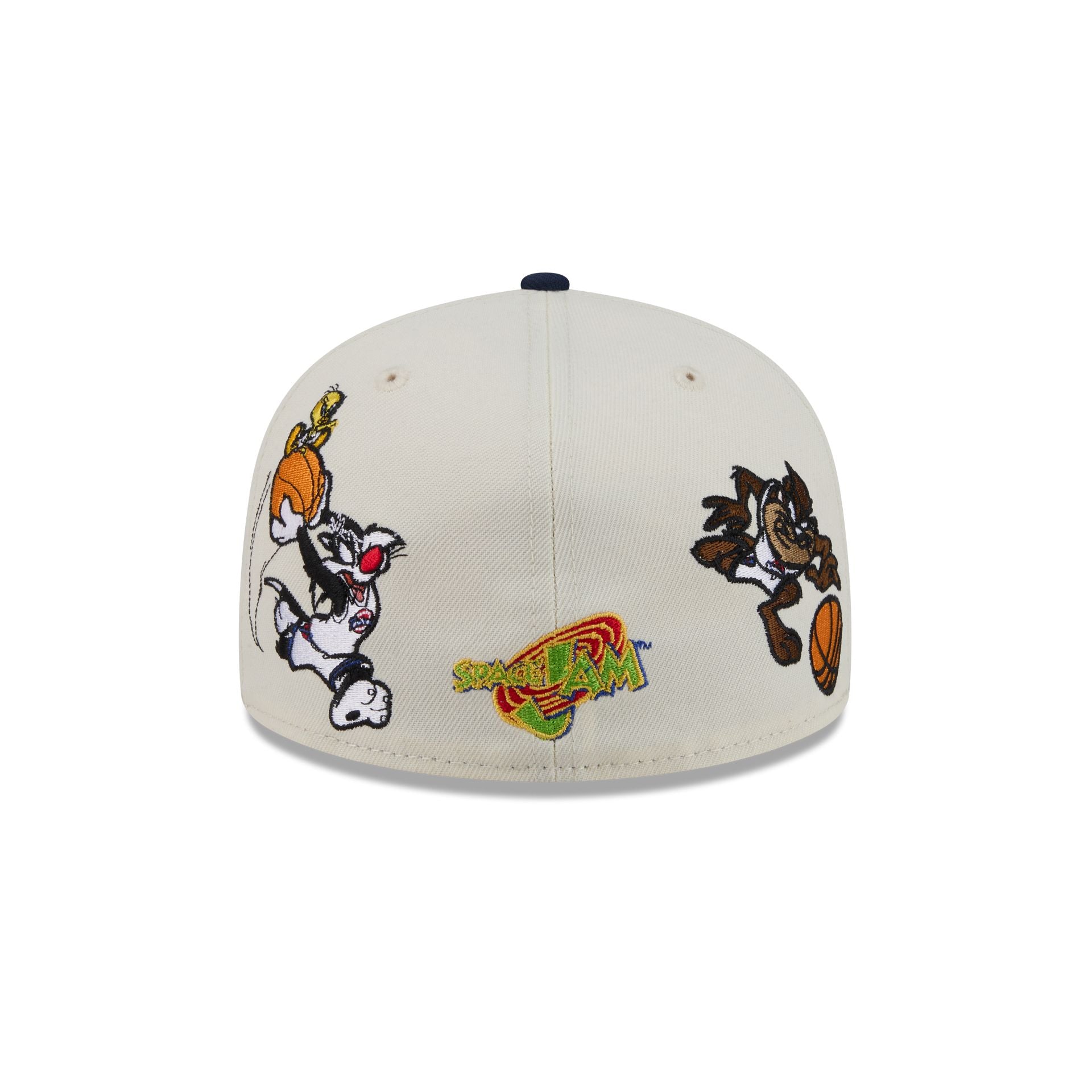 Space Jam x Minnesota Timberwolves Tune Squad Chrome White 59FIFTY Fitted Hat - Image 6