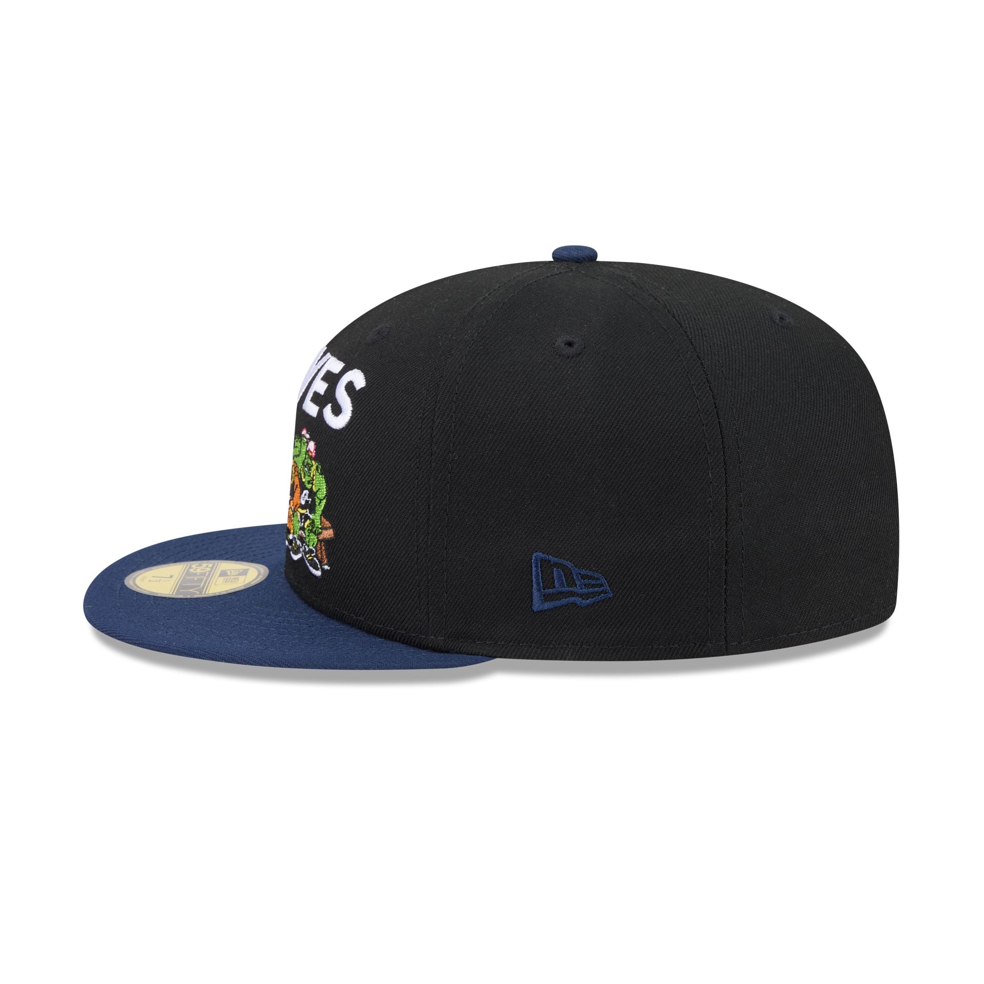 Space Jam x Minnesota Timberwolves Monstars Black 59FIFTY Fitted Hat - Image 5