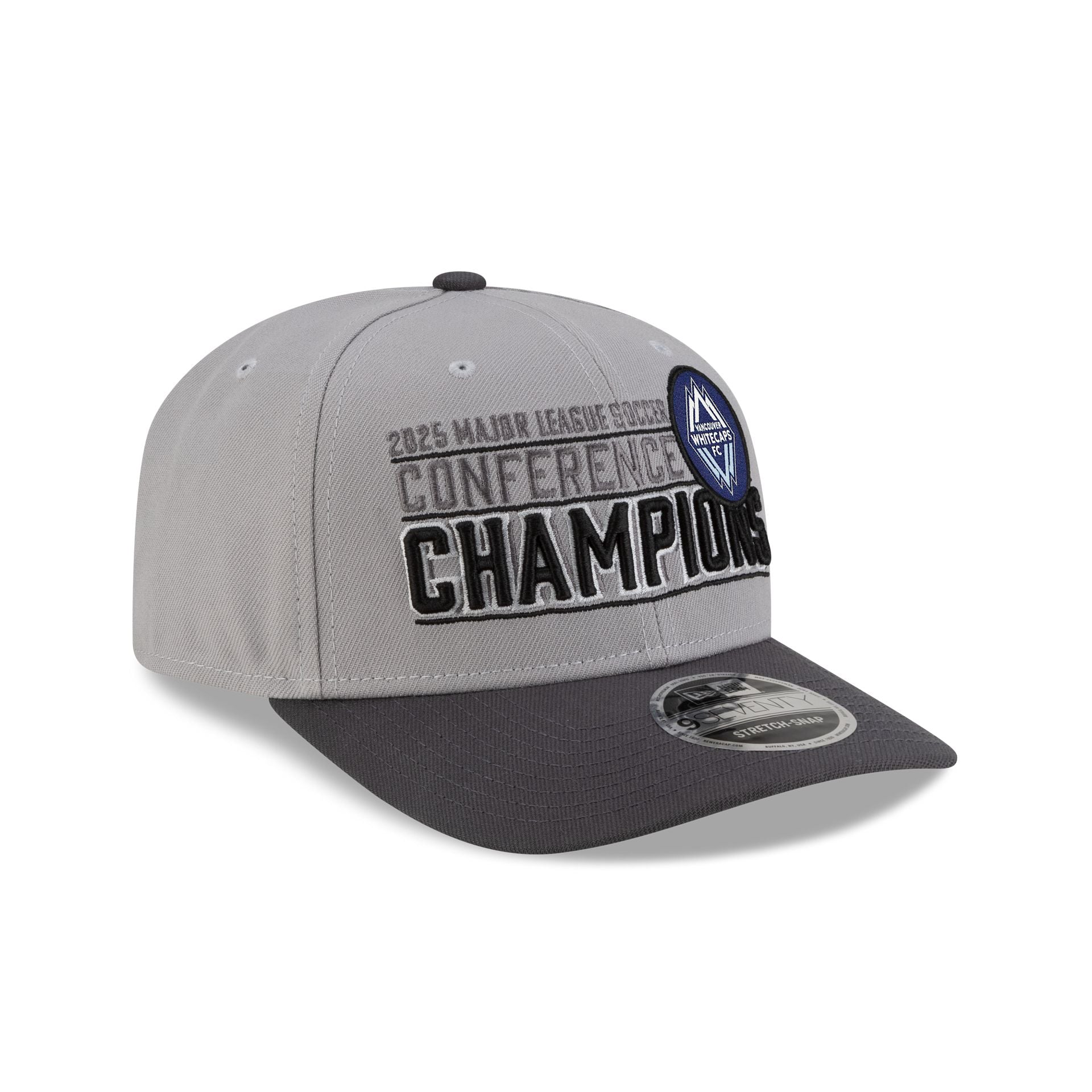 Vancouver Whitecaps 2025 Conference Champions 9SEVENTY Stretch-Snap Hat - Image 3
