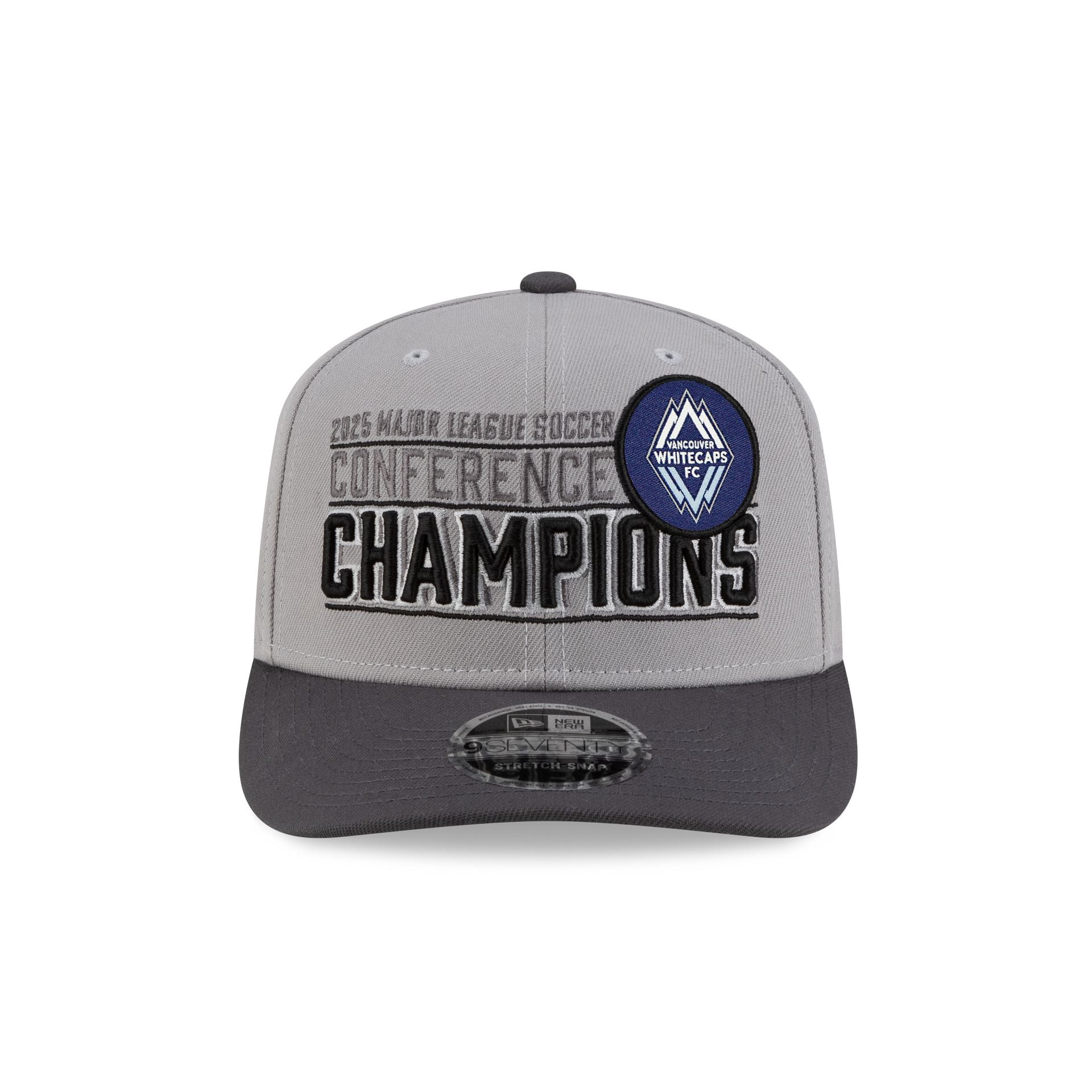 Vancouver Whitecaps 2025 Conference Champions 9SEVENTY Stretch-Snap Hat - Image 2