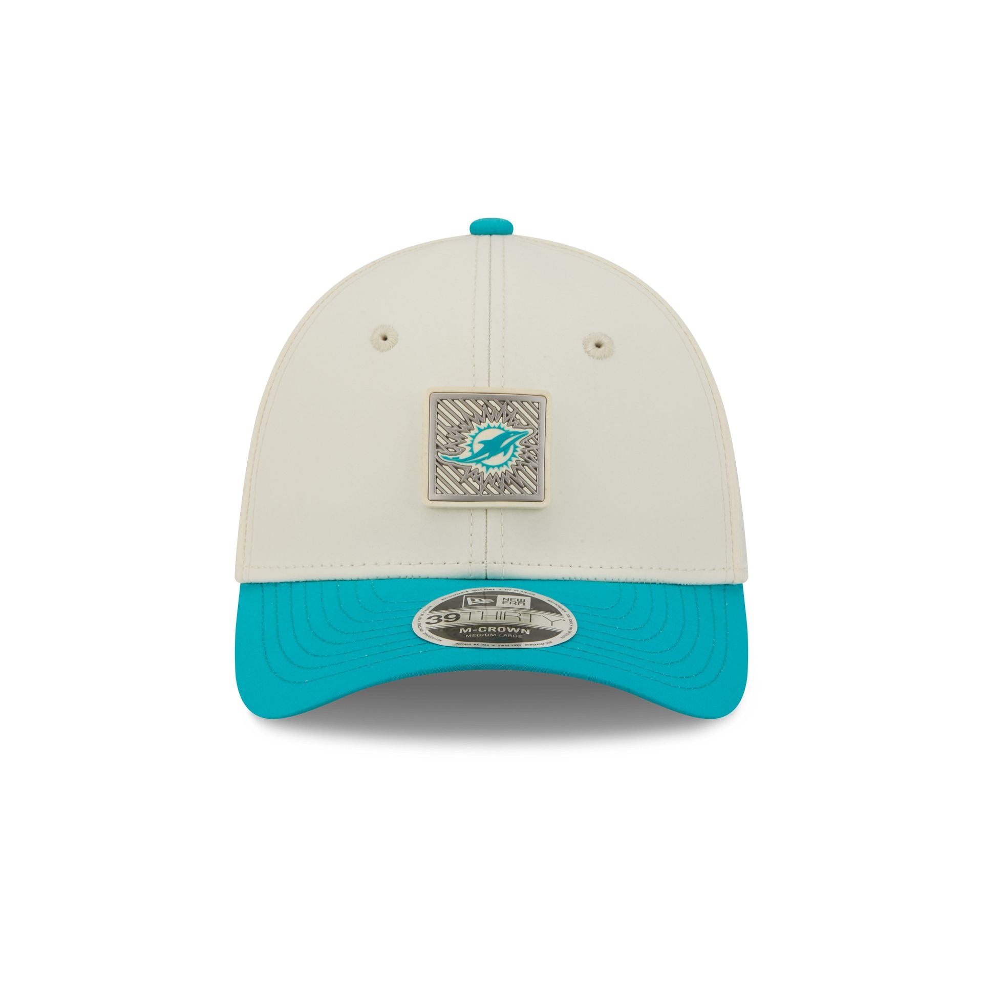 Miami Dolphins 2026 Training 39THIRTY M-Crown Stretch-Fit Hat - Image 2