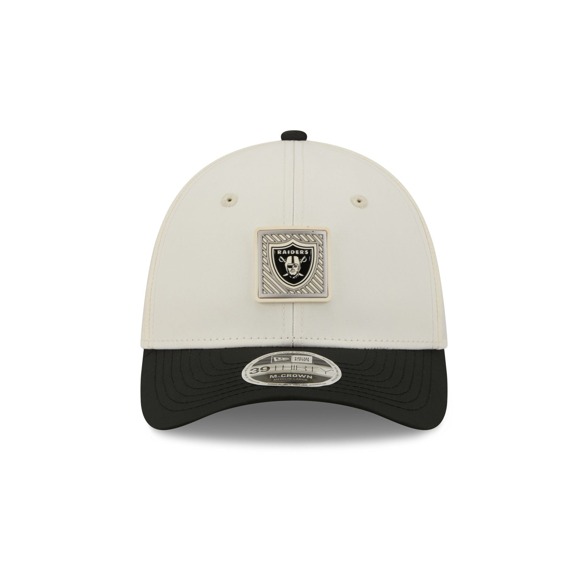 Las Vegas Raiders 2026 Training 39THIRTY M-Crown Stretch-Fit Hat - Image 2