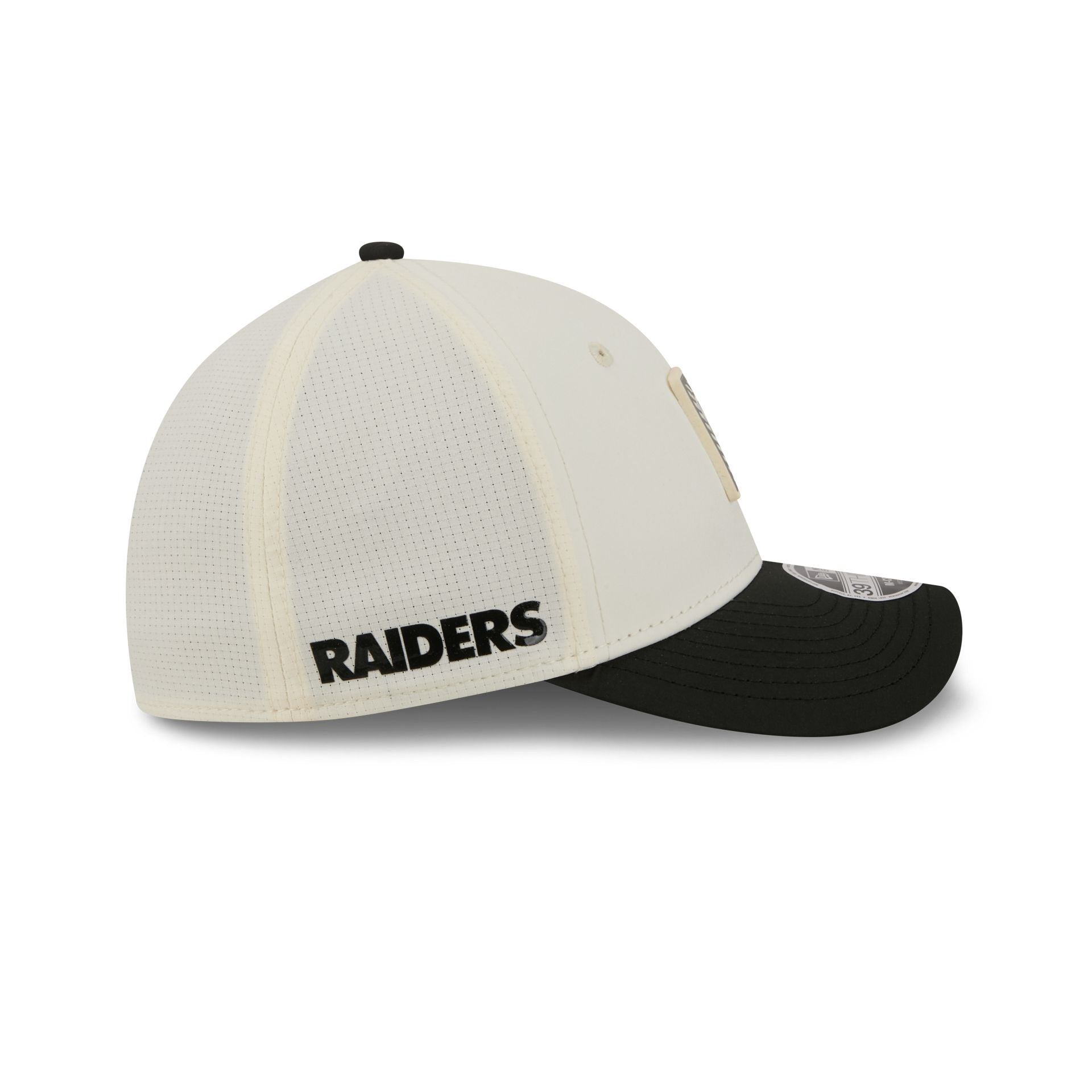 Las Vegas Raiders 2026 Training 39THIRTY M-Crown Stretch-Fit Hat - Image 4