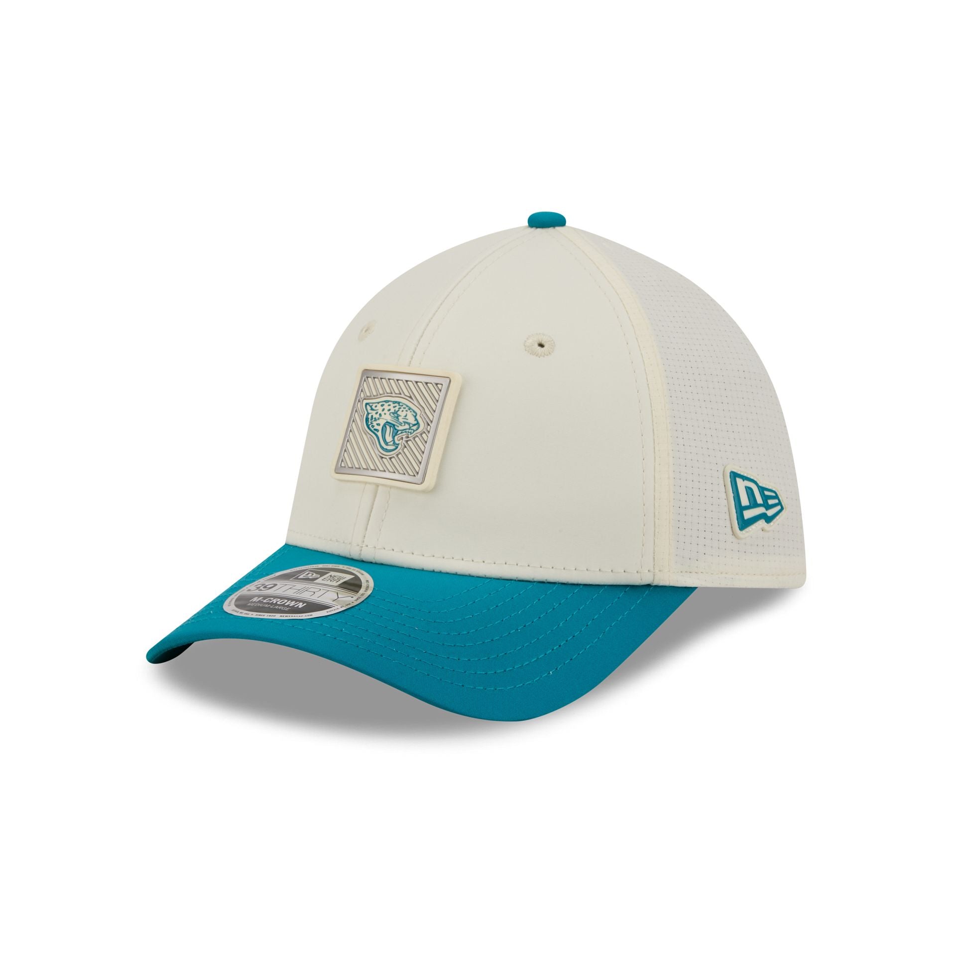 Jacksonville Jaguars 2026 Training 39THIRTY M-Crown Stretch-Fit Hat - Image 3
