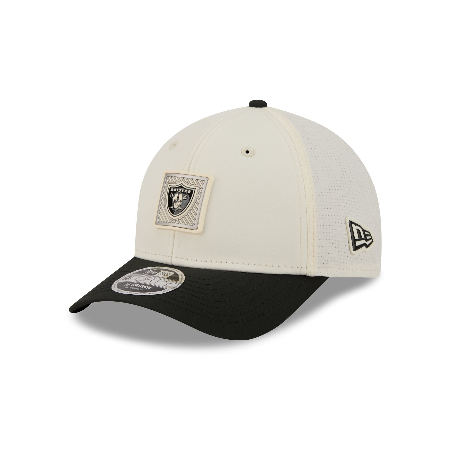 Las Vegas Raiders 2026 Training 9FORTY M-Crown Snapback Hat - Image 3