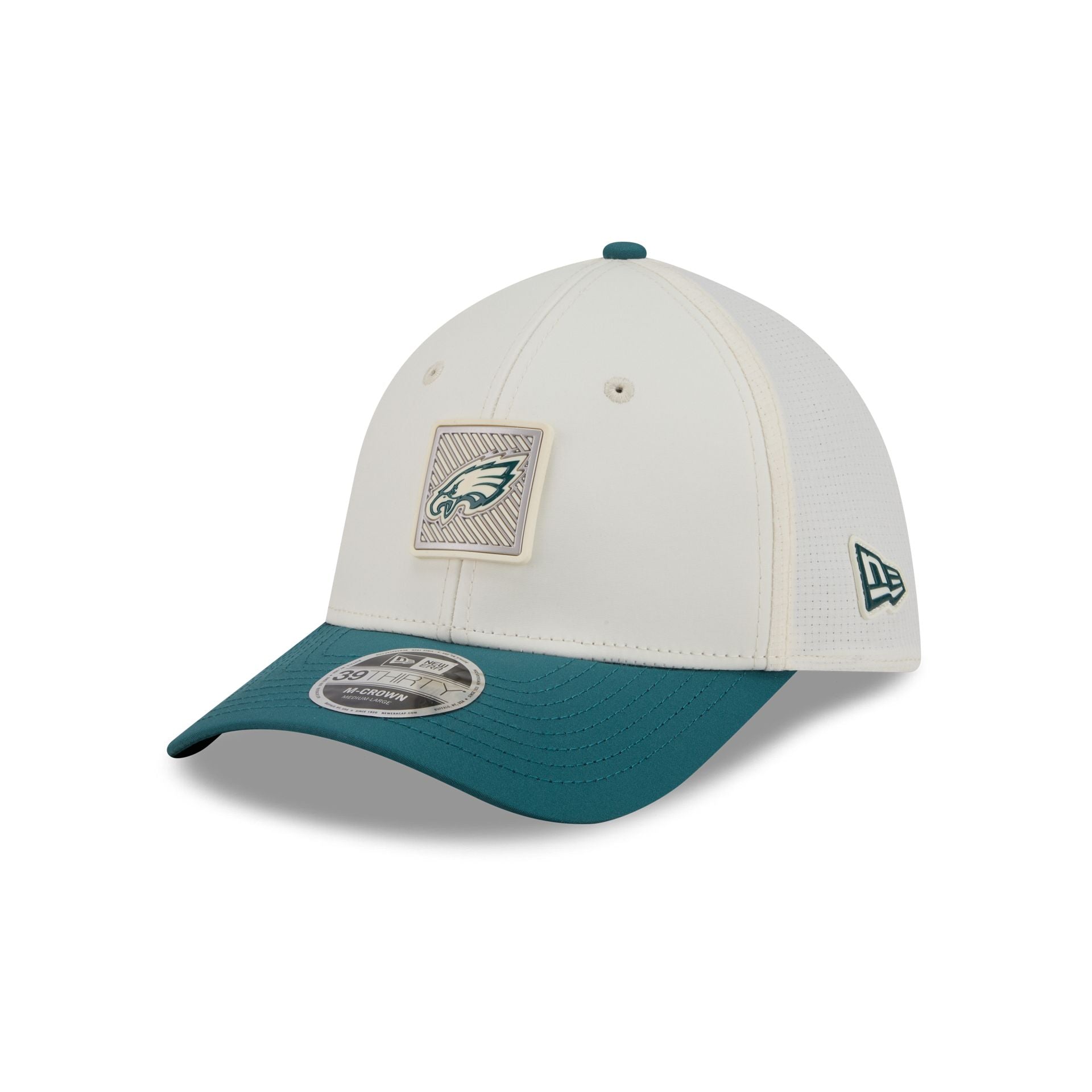 Philadelphia Eagles 2026 Training 39THIRTY M-Crown Stretch-Fit Hat - Image 3