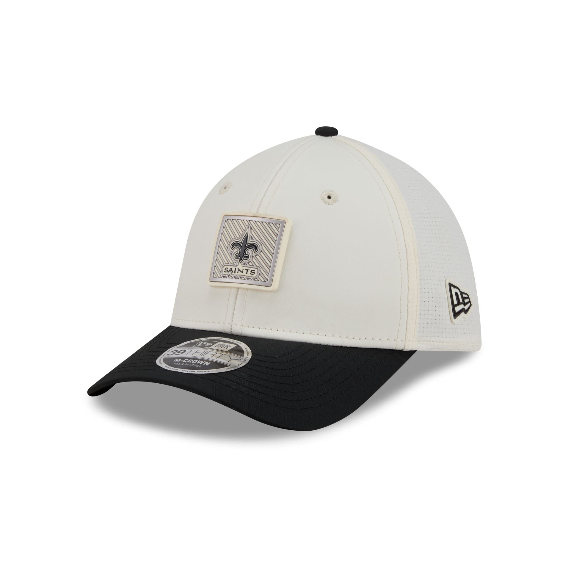 New Orleans Saints 2026 Training 39THIRTY M-Crown Stretch-Fit Hat - Image 3