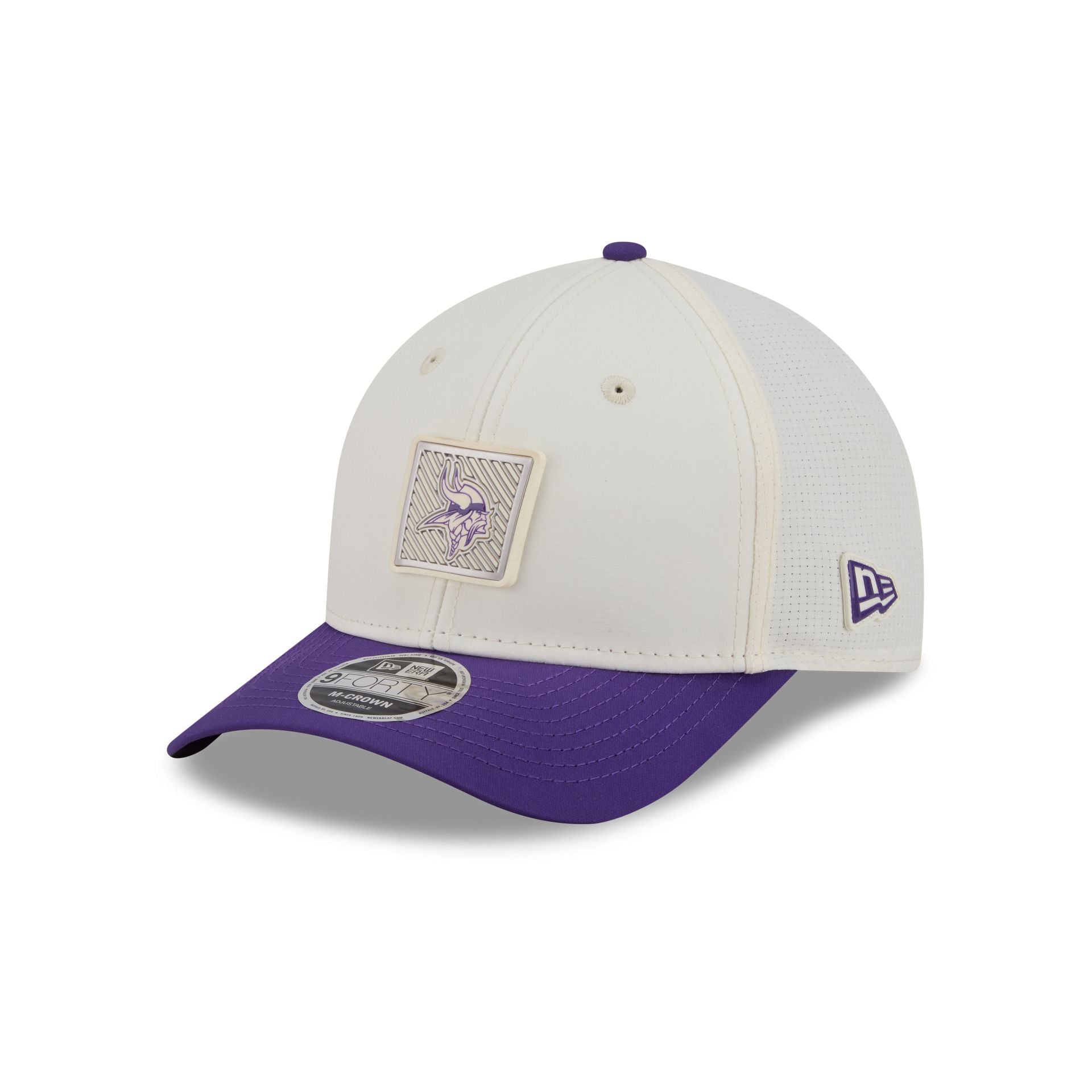Minnesota Vikings 2026 Training 9FORTY M-Crown Snapback Hat - Image 3