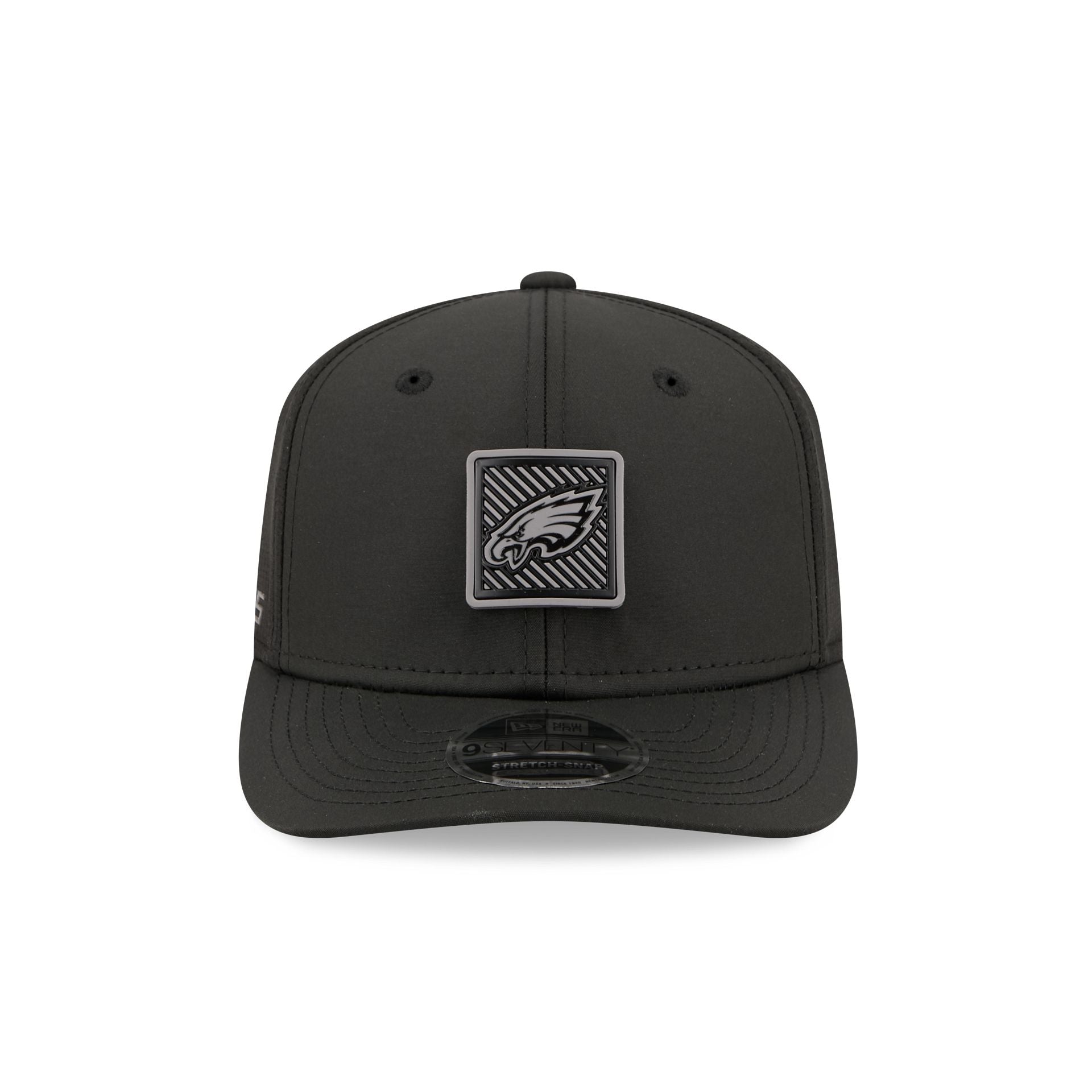 Philadelphia Eagles 2026 Training Black 9SEVENTY Stretch-Snap Hat - Image 2
