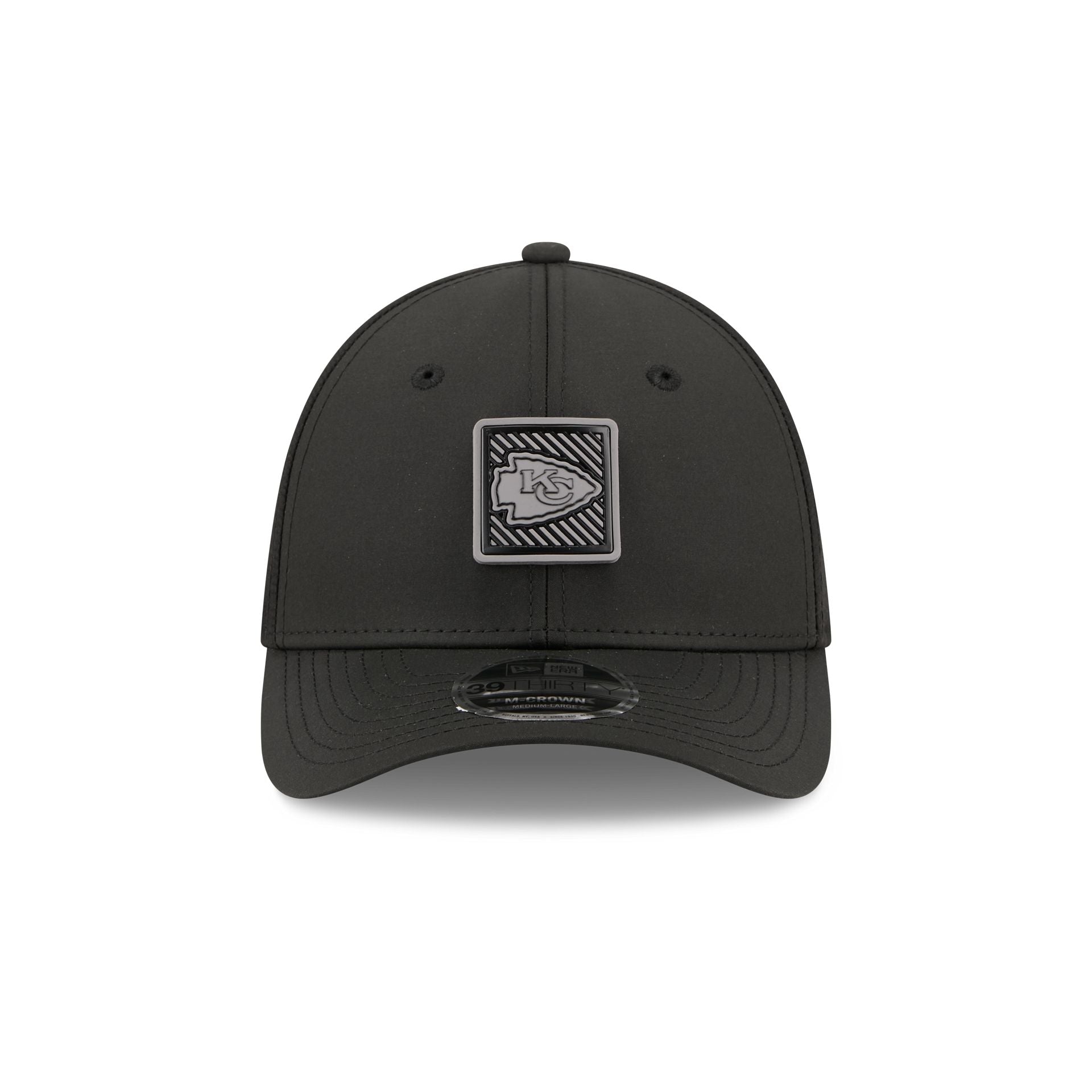 Kansas City Chiefs 2026 Training Black 39THIRTY M-Crown Stretch-Fit Ha - Image 2