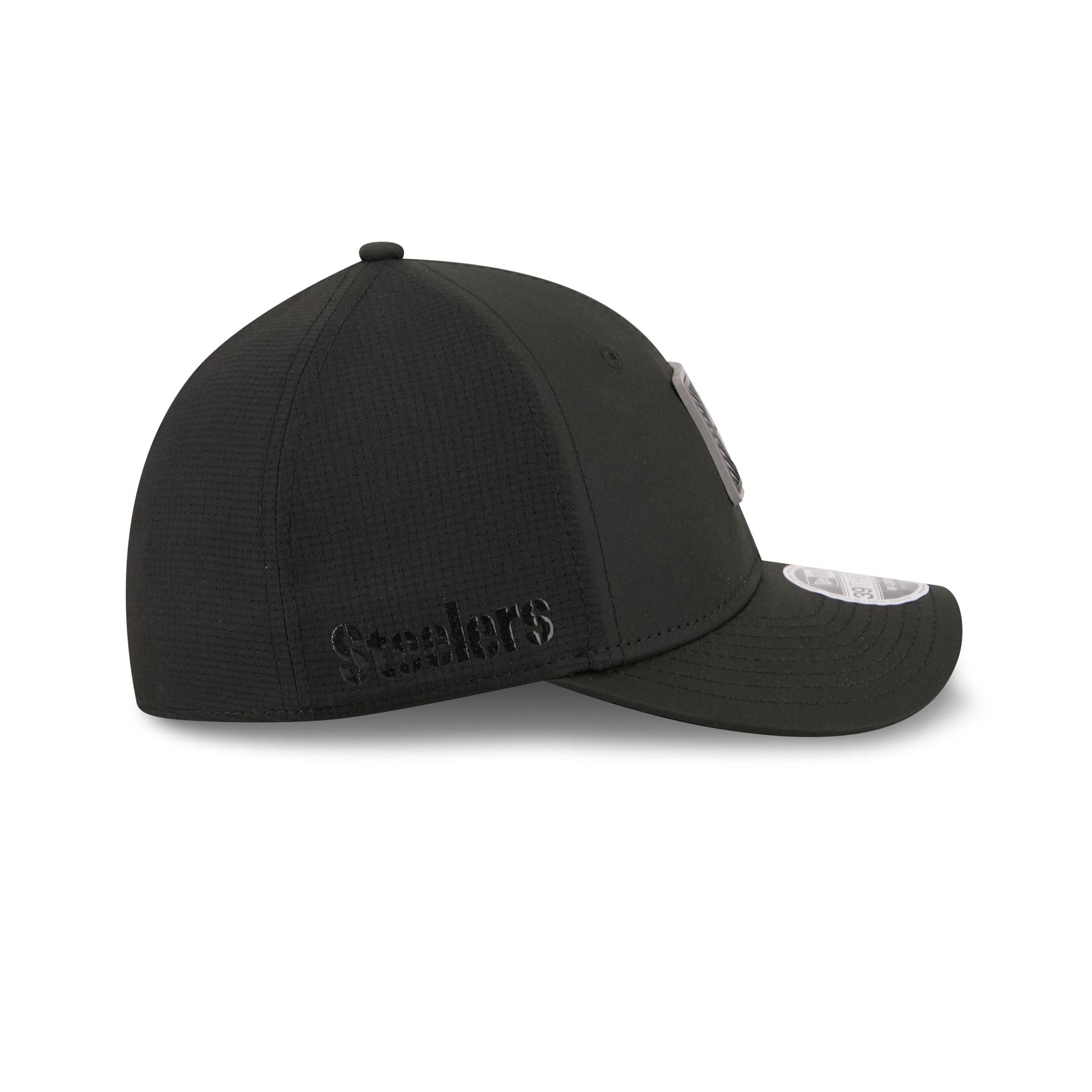 Pittsburgh Steelers 2026 Training Black 39THIRTY M-Crown Stretch-Fit Hat - Image 4