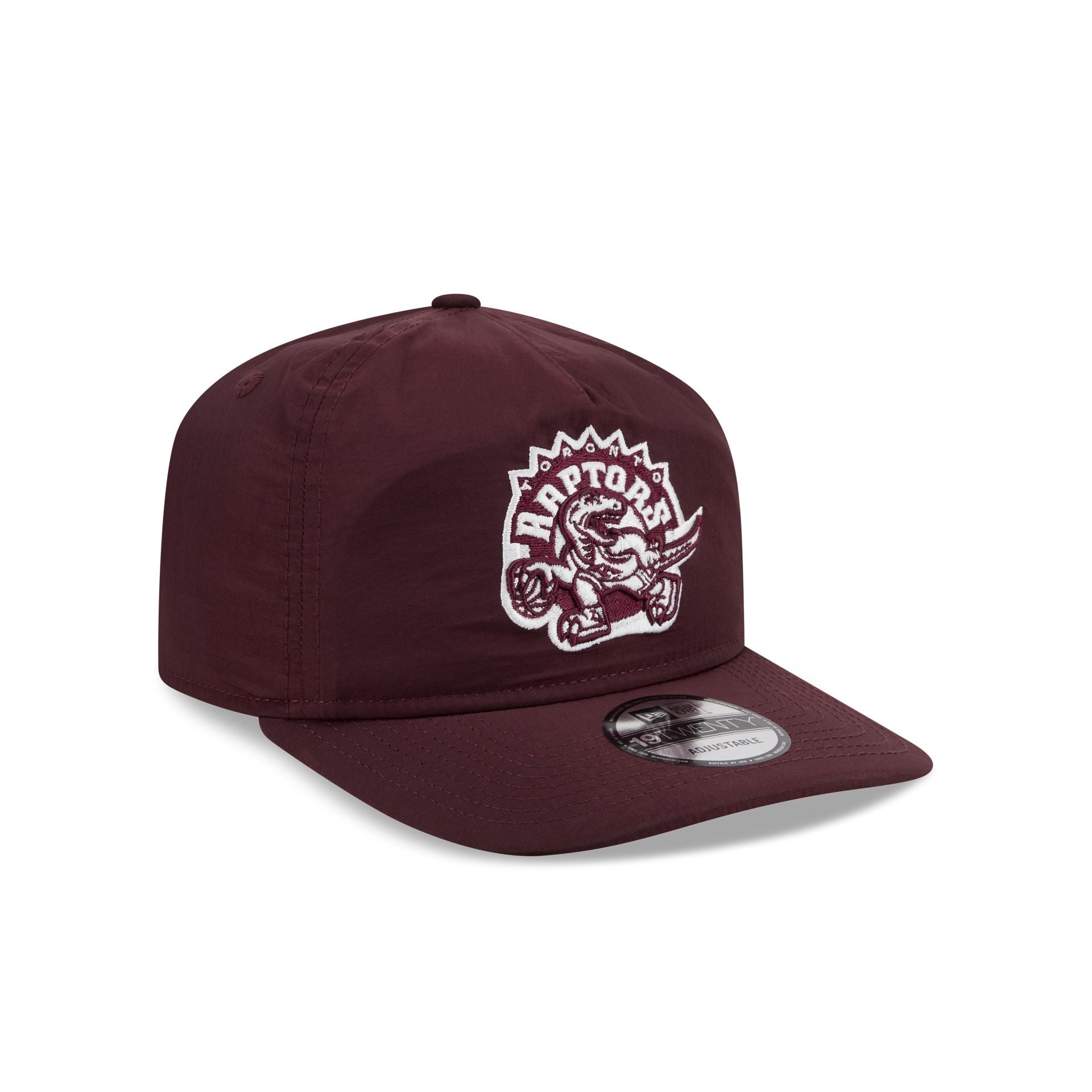 Toronto Raptors Burgundy Nylon 19TWENTY Adjustable Hat - Image 3
