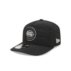 Detroit Pistons Black Nylon 19TWENTY Adjustable Hat