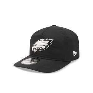 Philadelphia Eagles Black Nylon 19TWENTY Adjustable Hat