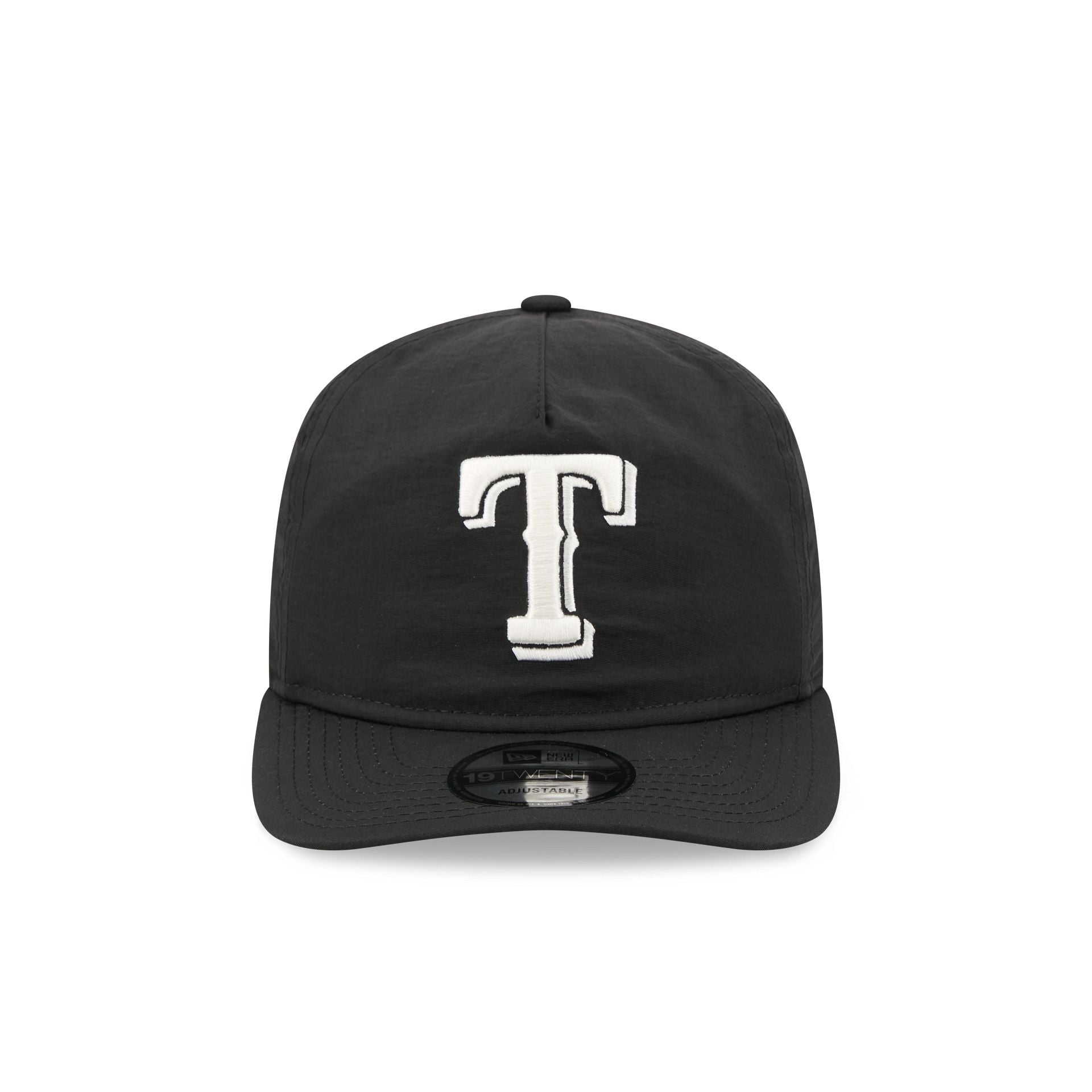 Texas Rangers Black Nylon 19TWENTY Adjustable Hat - Image 2