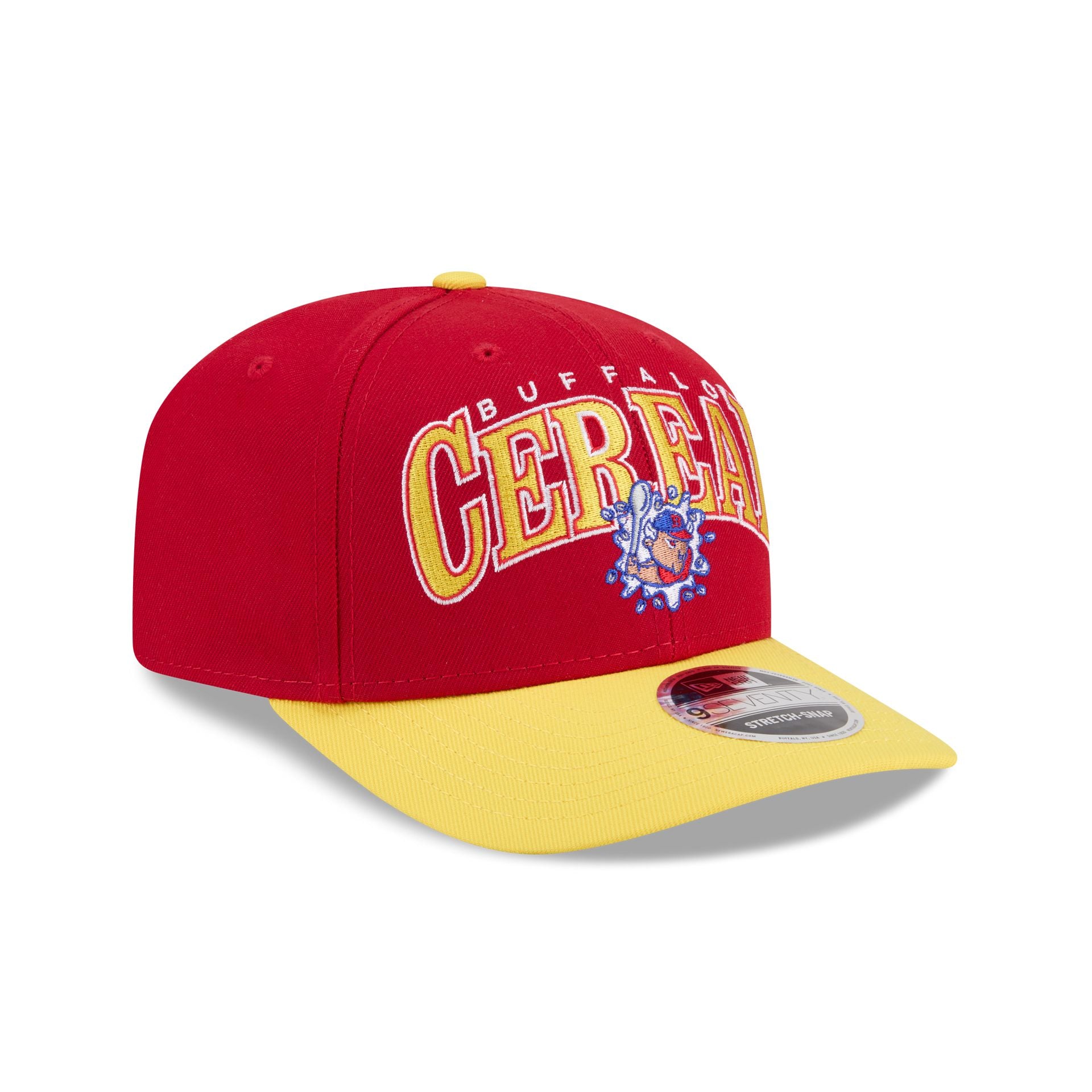 Buffalo Bisons Theme Night Wordmark 9SEVENTY Stretch-Snap Hat - Image 3