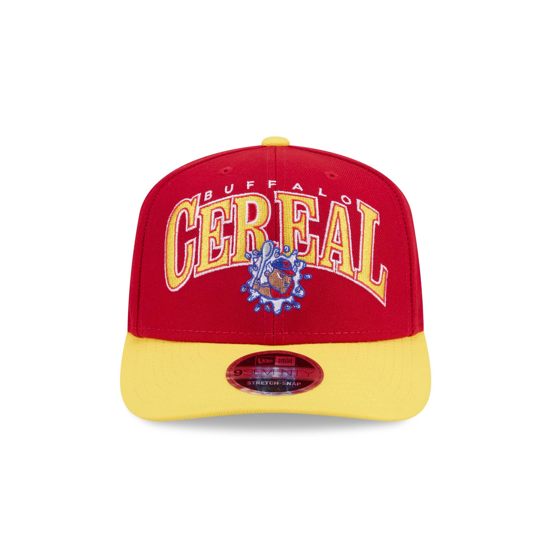 Buffalo Bisons Theme Night Wordmark 9SEVENTY Stretch-Snap Hat - Image 2