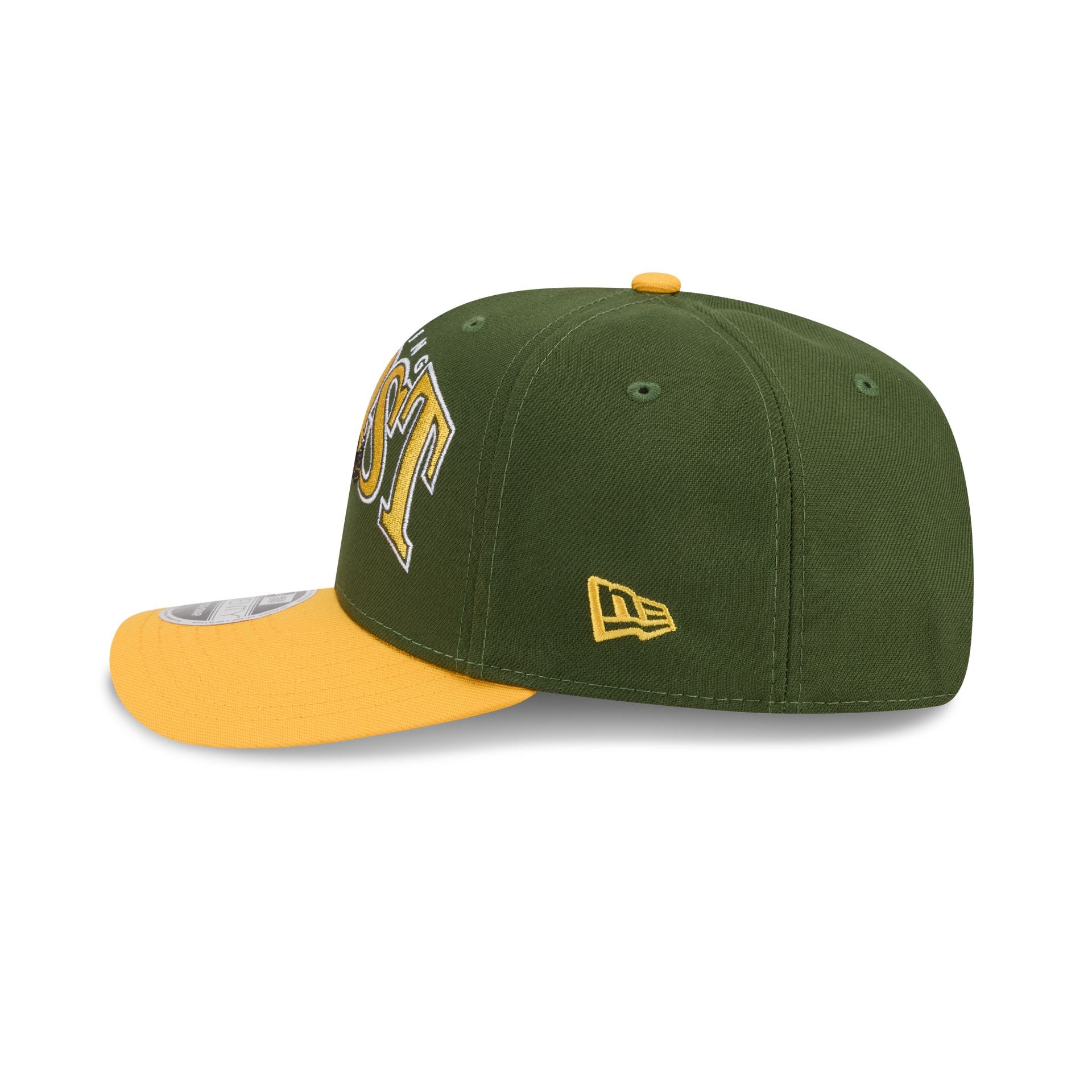 Reading Fightin Phils Theme Night Wordmark Green 9SEVENTY Stretch-Snap Hat - Image 4