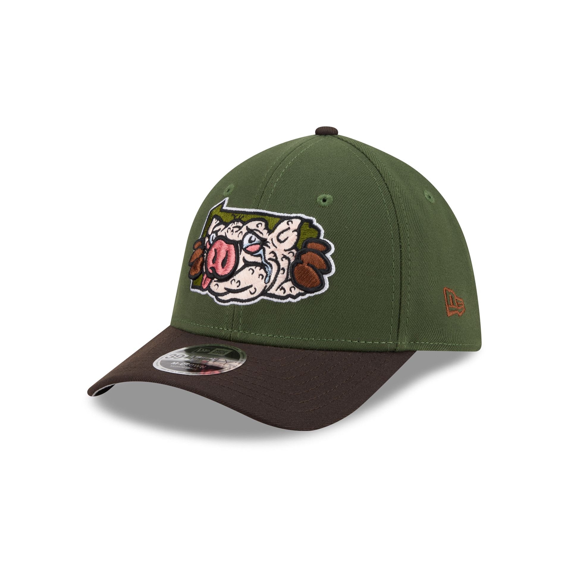 Lehigh Valley IronPigs Theme Night Green 39THIRTY M-Crown Stretch Fit