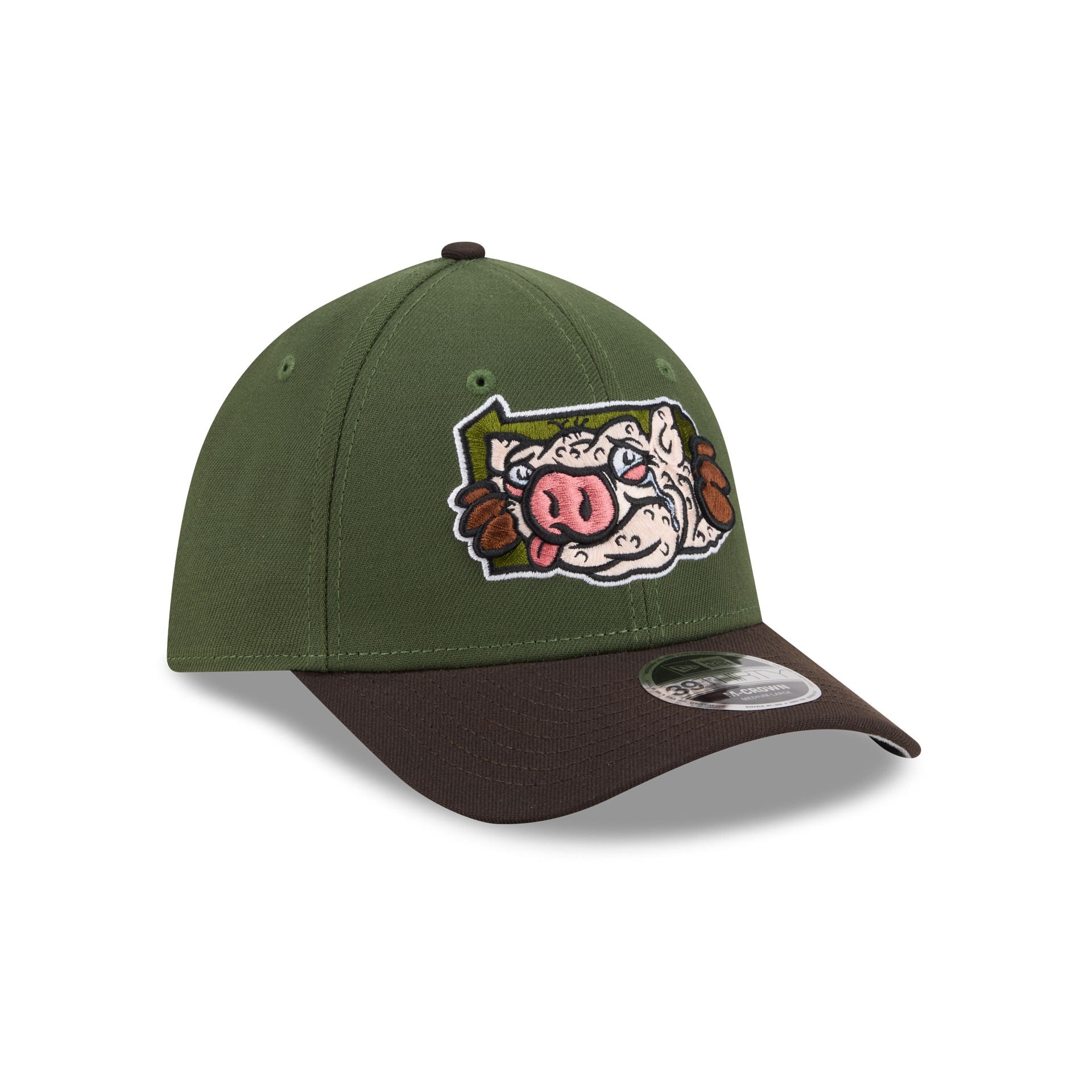 Lehigh Valley IronPigs Theme Night Green 39THIRTY M-Crown Stretch Fit - Image 3