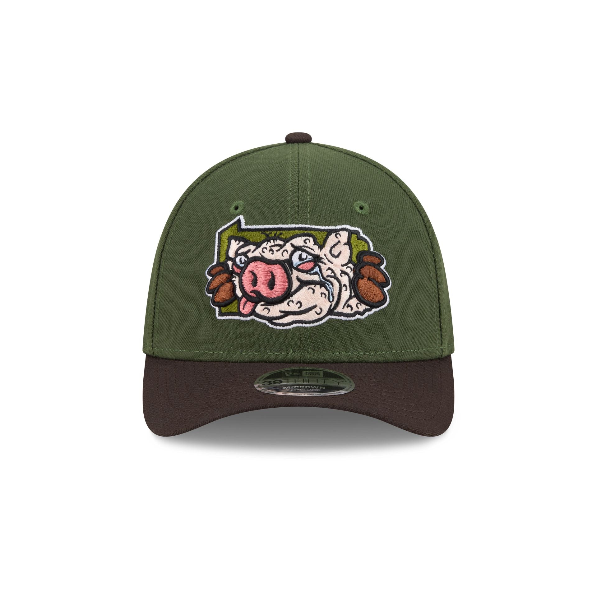 Lehigh Valley IronPigs Theme Night Green 39THIRTY M-Crown Stretch Fit - Image 2