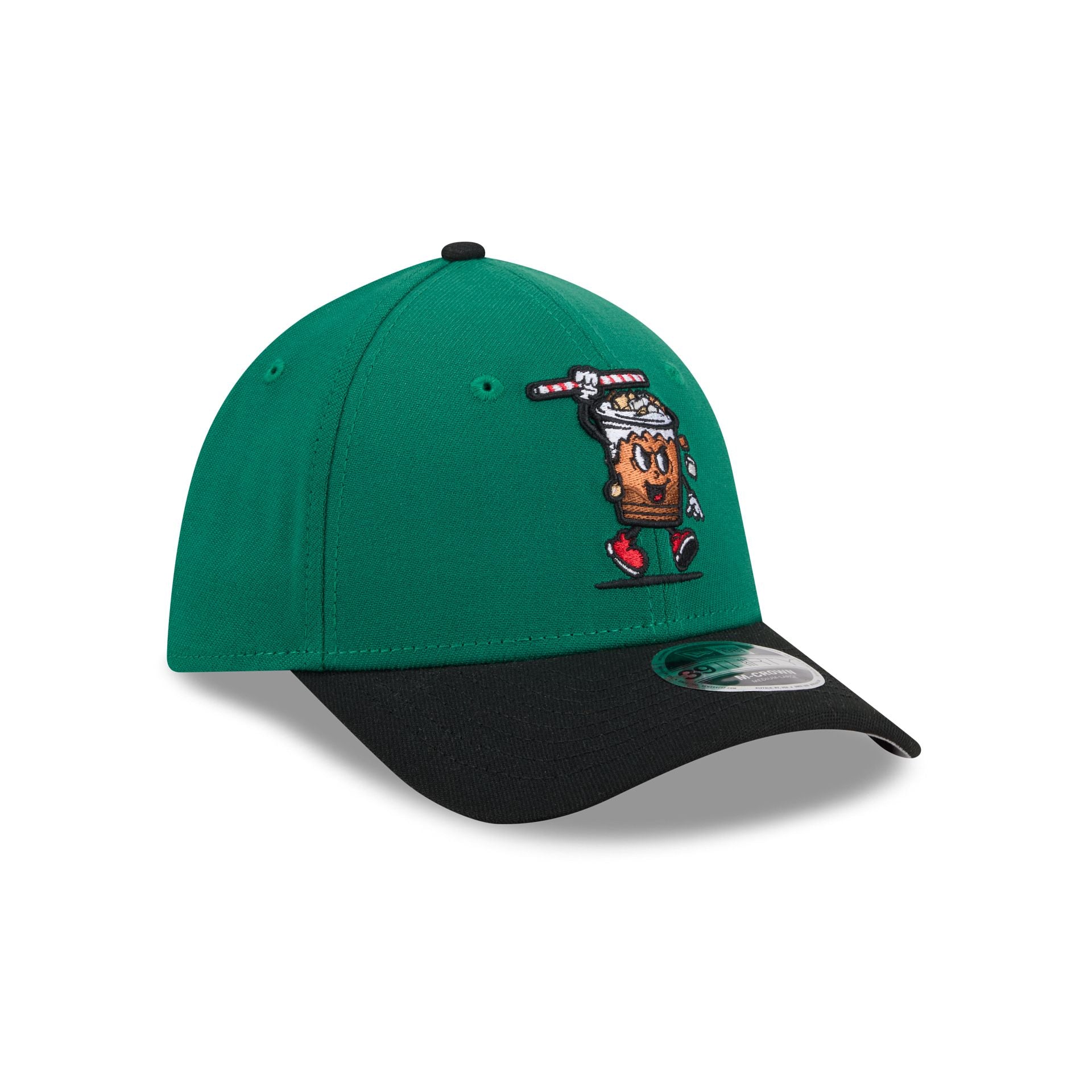 Reading Fightin Phils Theme Night Green 39THIRTY M-Crown Stretch Fit Hat - Image 3